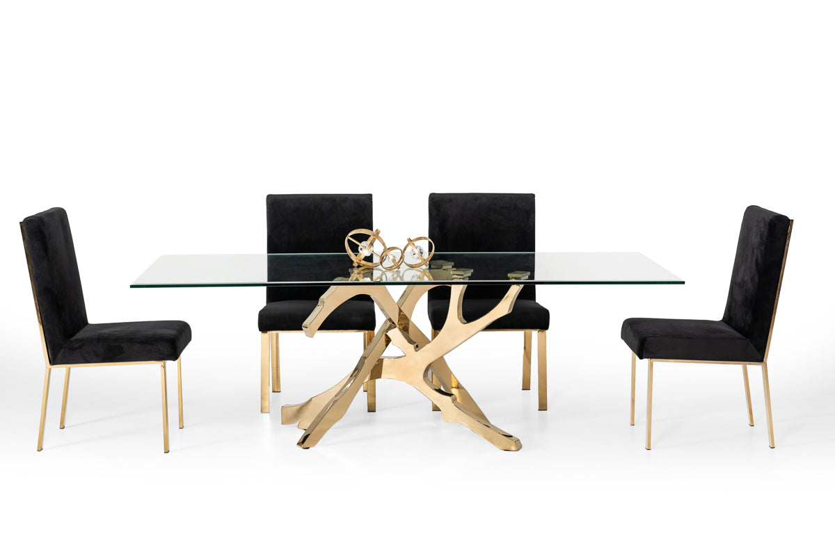 Legend Modern Glass Dining Table