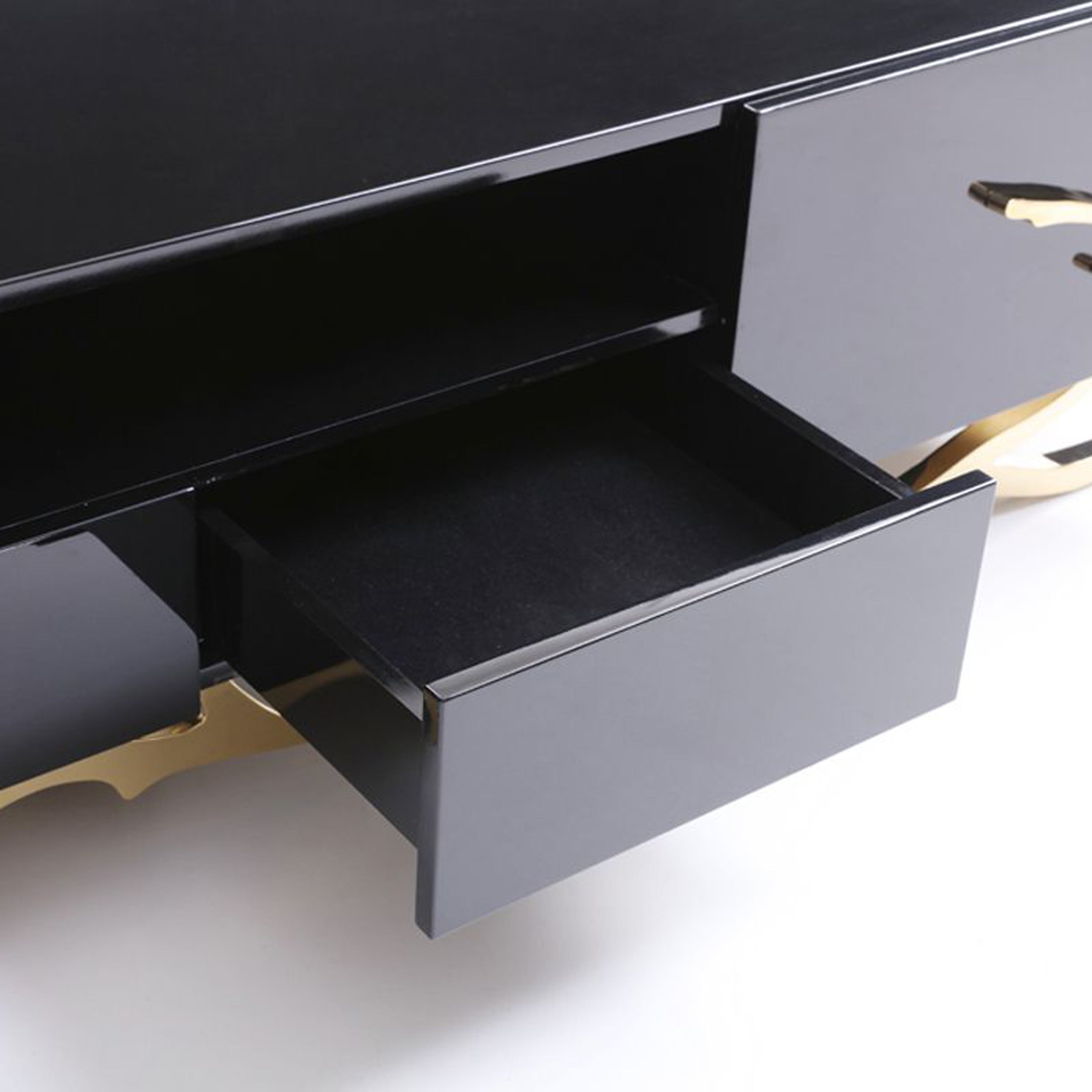 Legend Modern Champagne 87" TV Stand