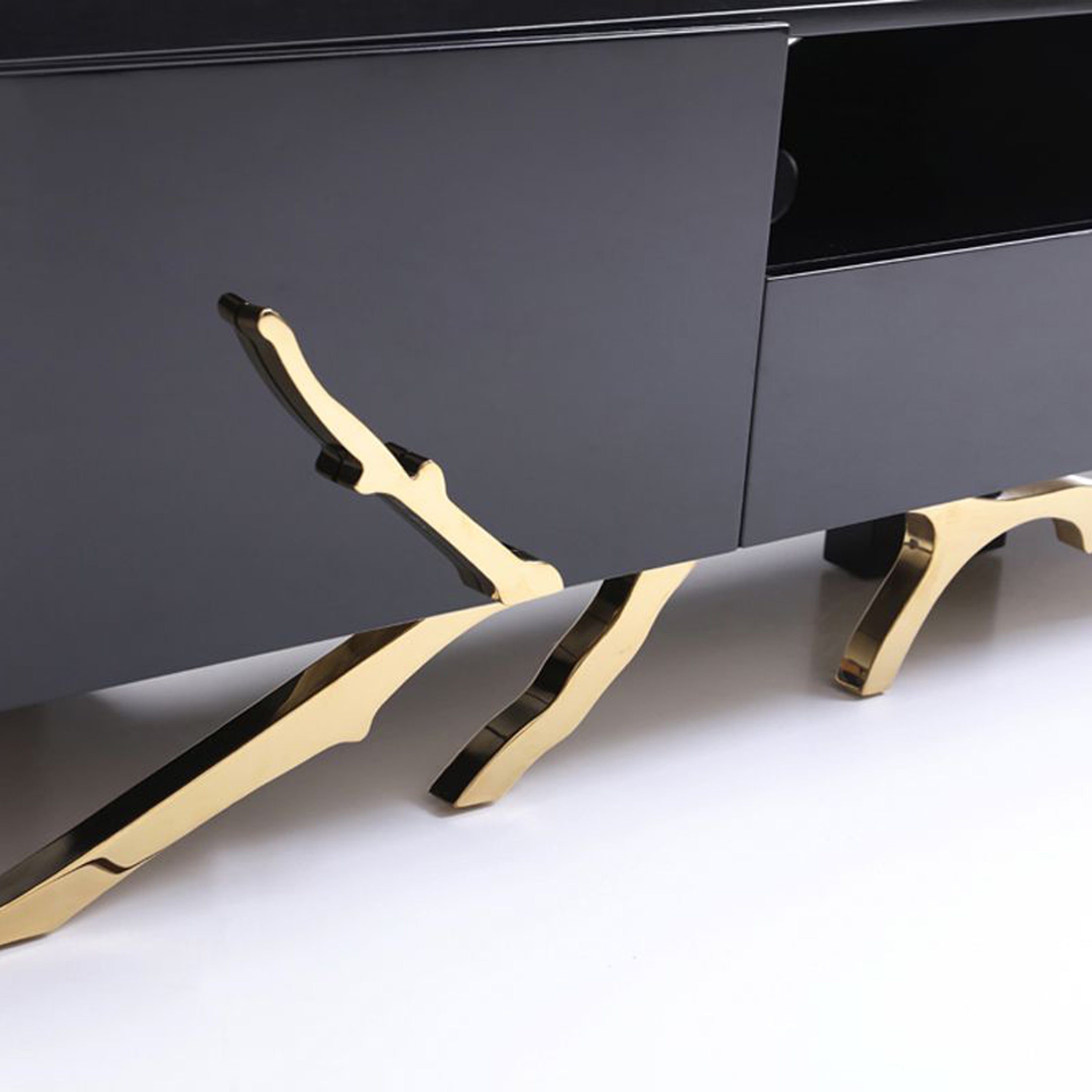 Legend Modern Champagne 87" TV Stand