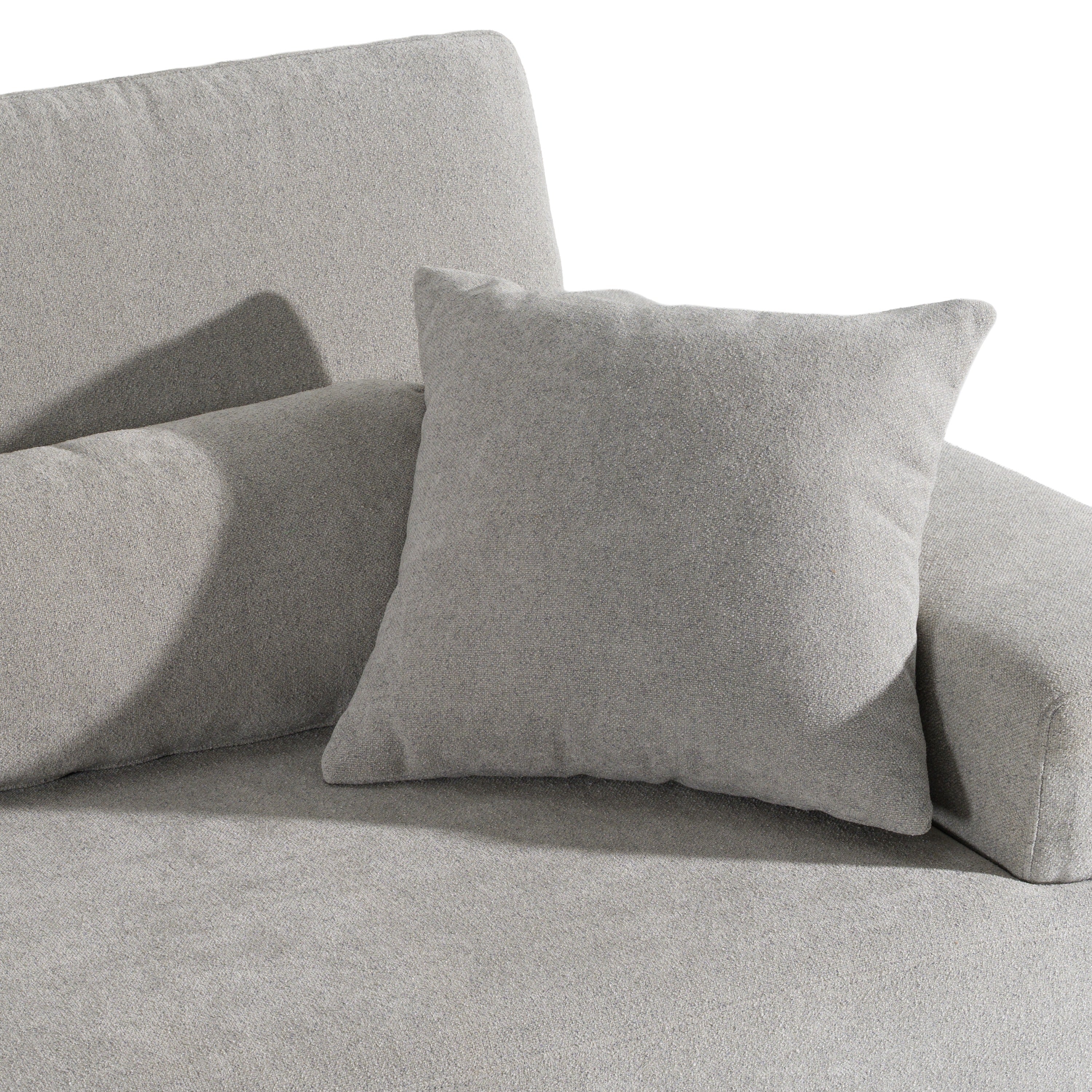 Loki Modern Fabric 3-Seat Sofa