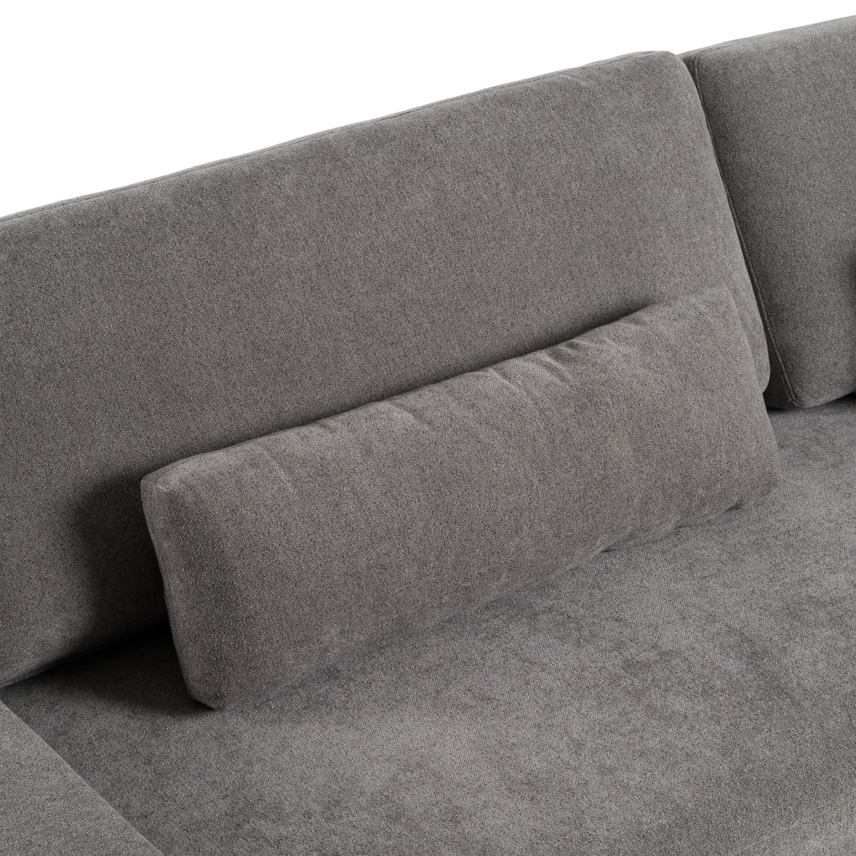 Loki Modern Fabric Right Facing Sectional Sofa