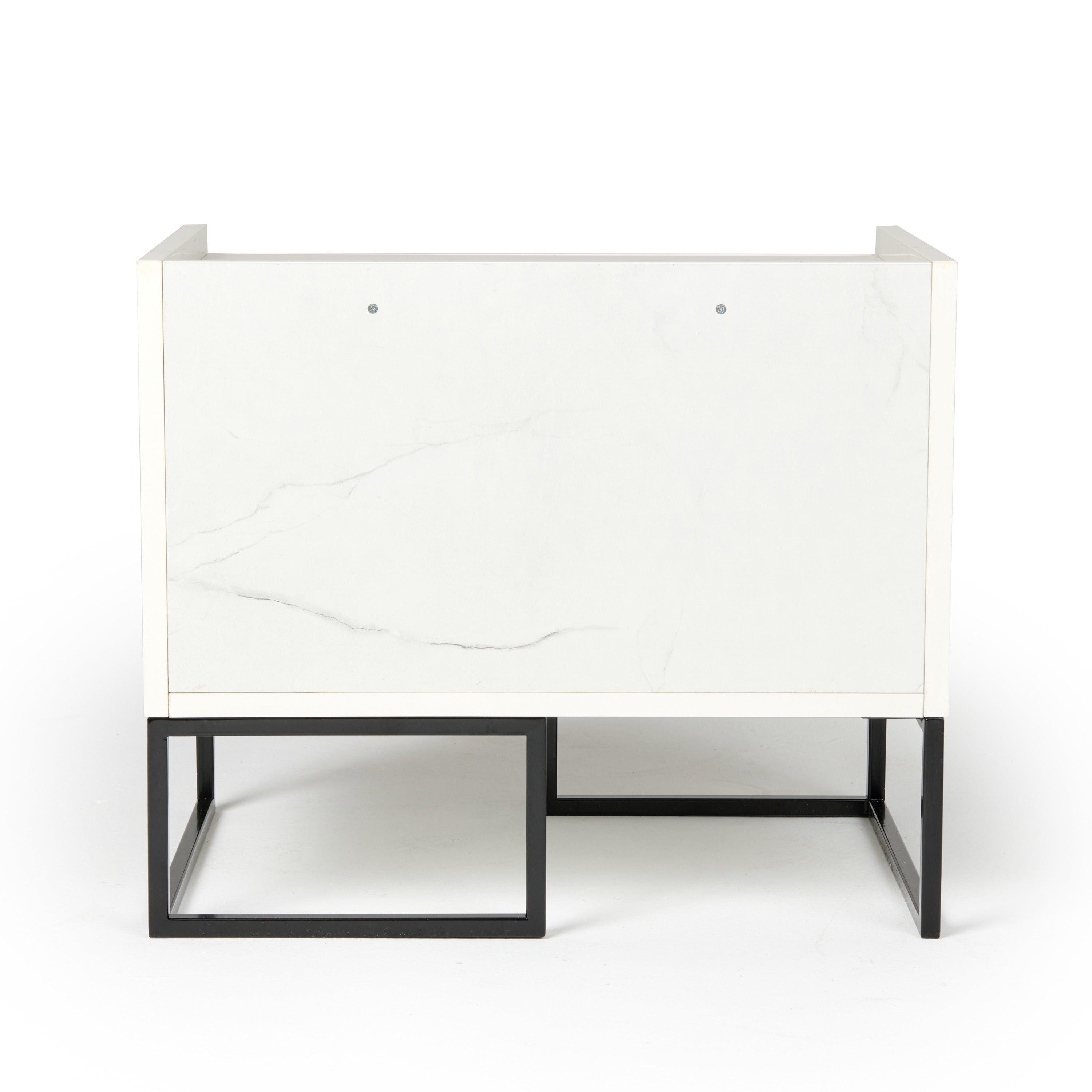 Marbella Italian Modern Marble Nightstand