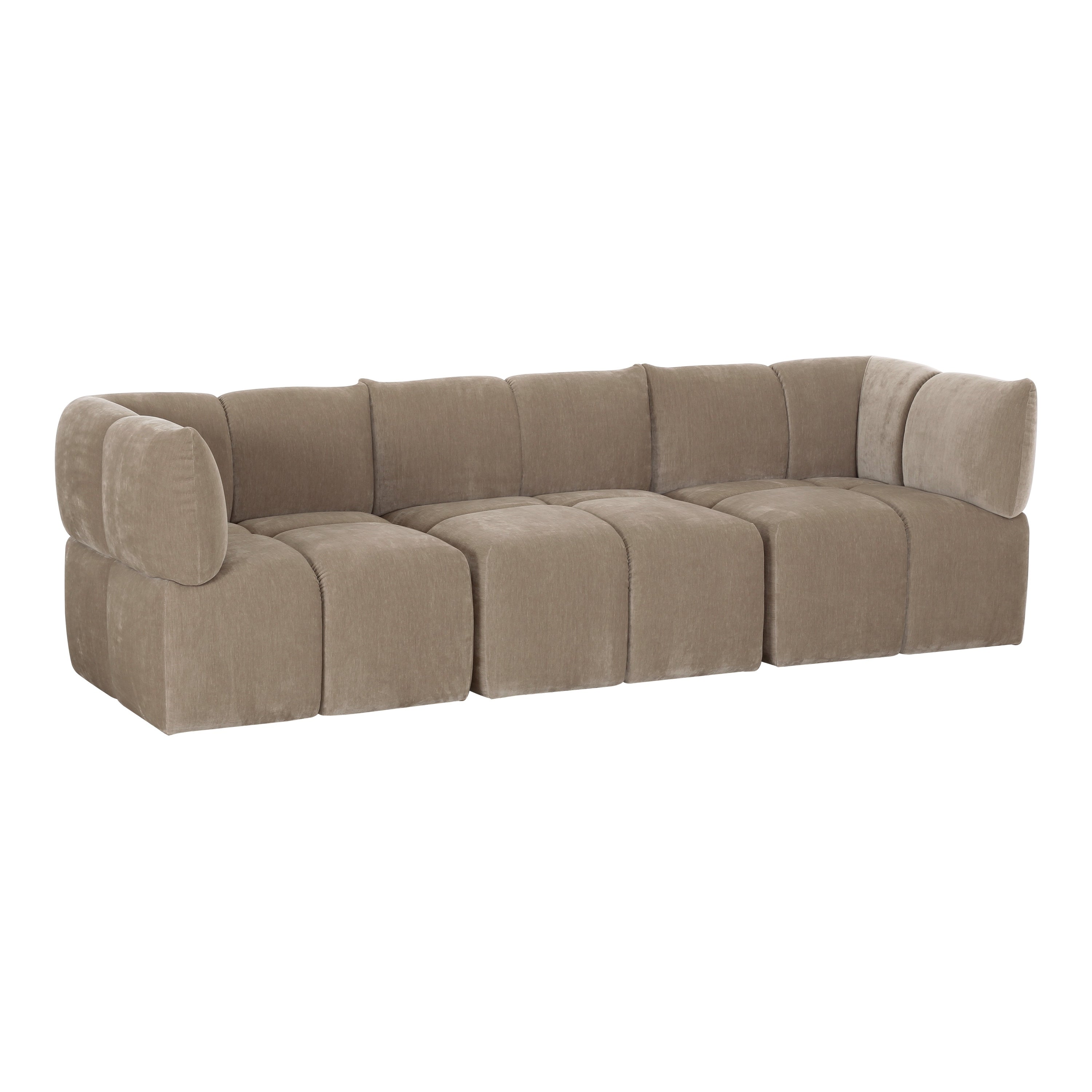 Marisol Modern Fabric Sectional Sofa