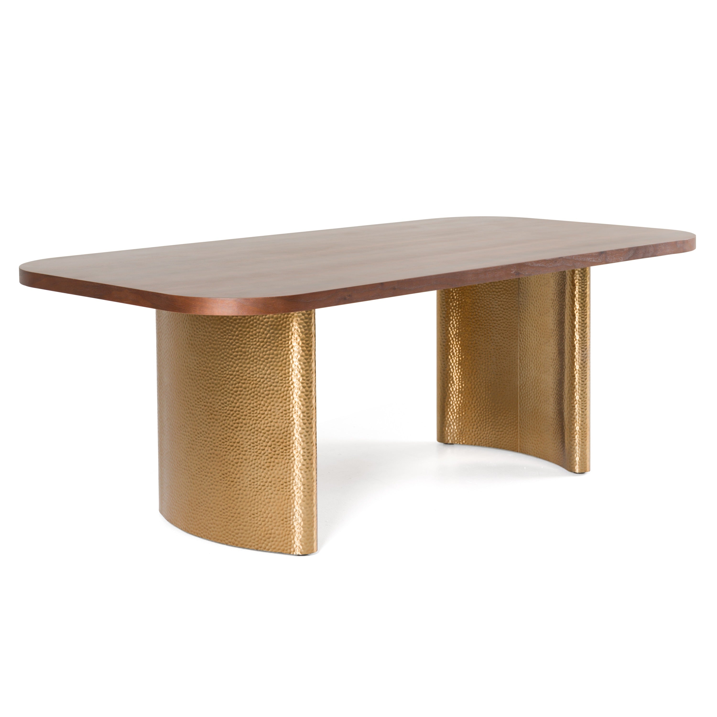 Marjorie Modern Brushed Rectangular Dining Table
