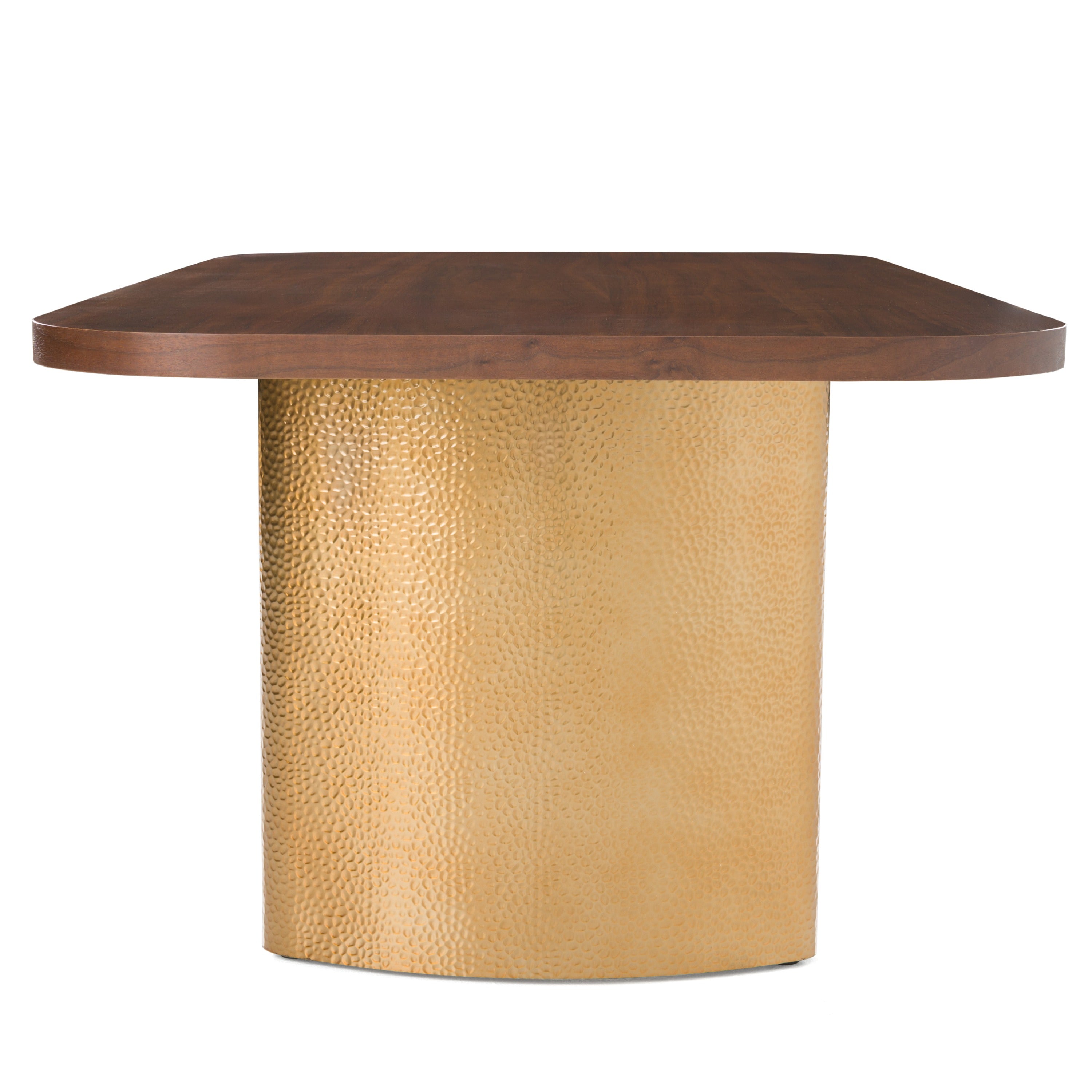 Marjorie Modern Brushed Rectangular Dining Table