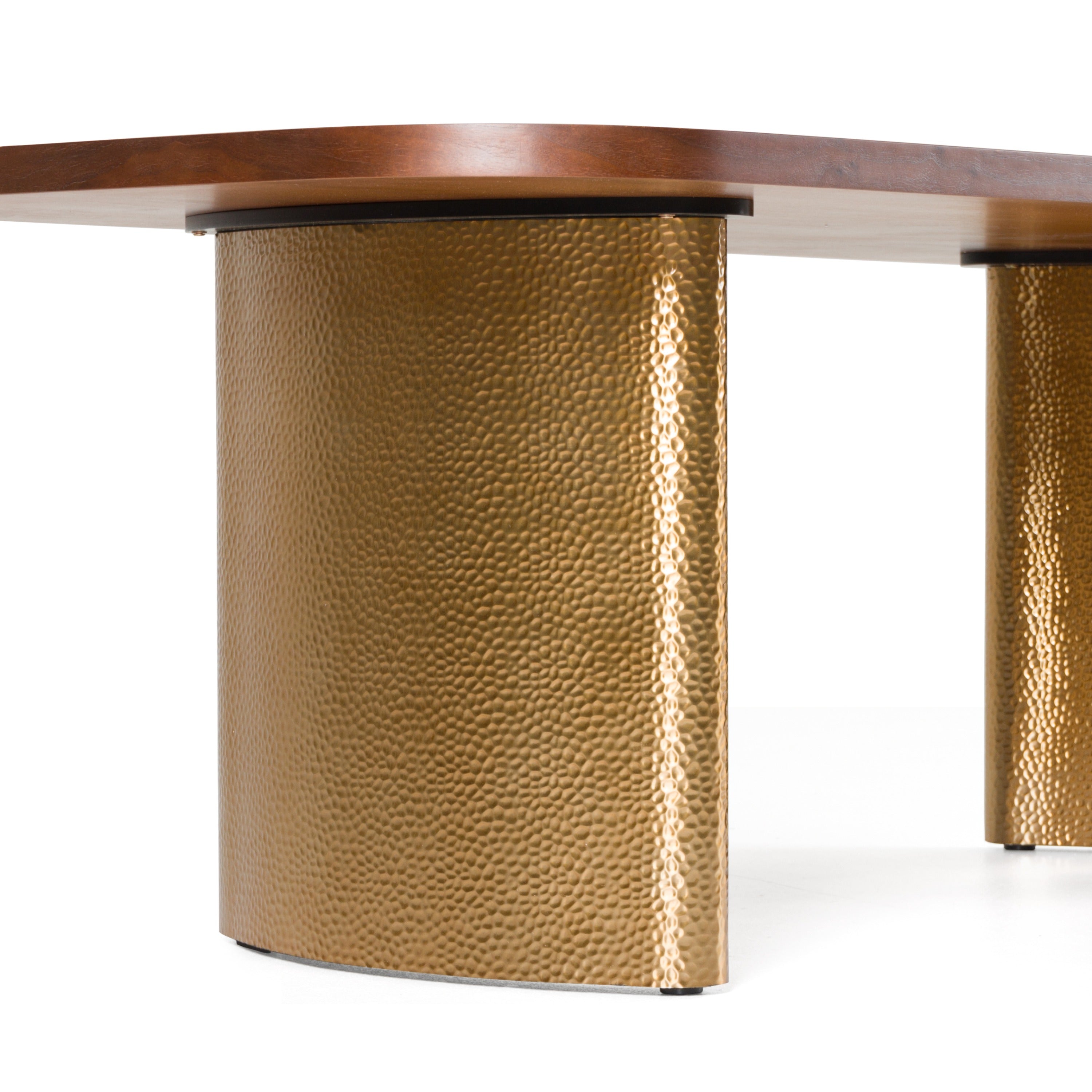 Marjorie Modern Brushed Rectangular Dining Table