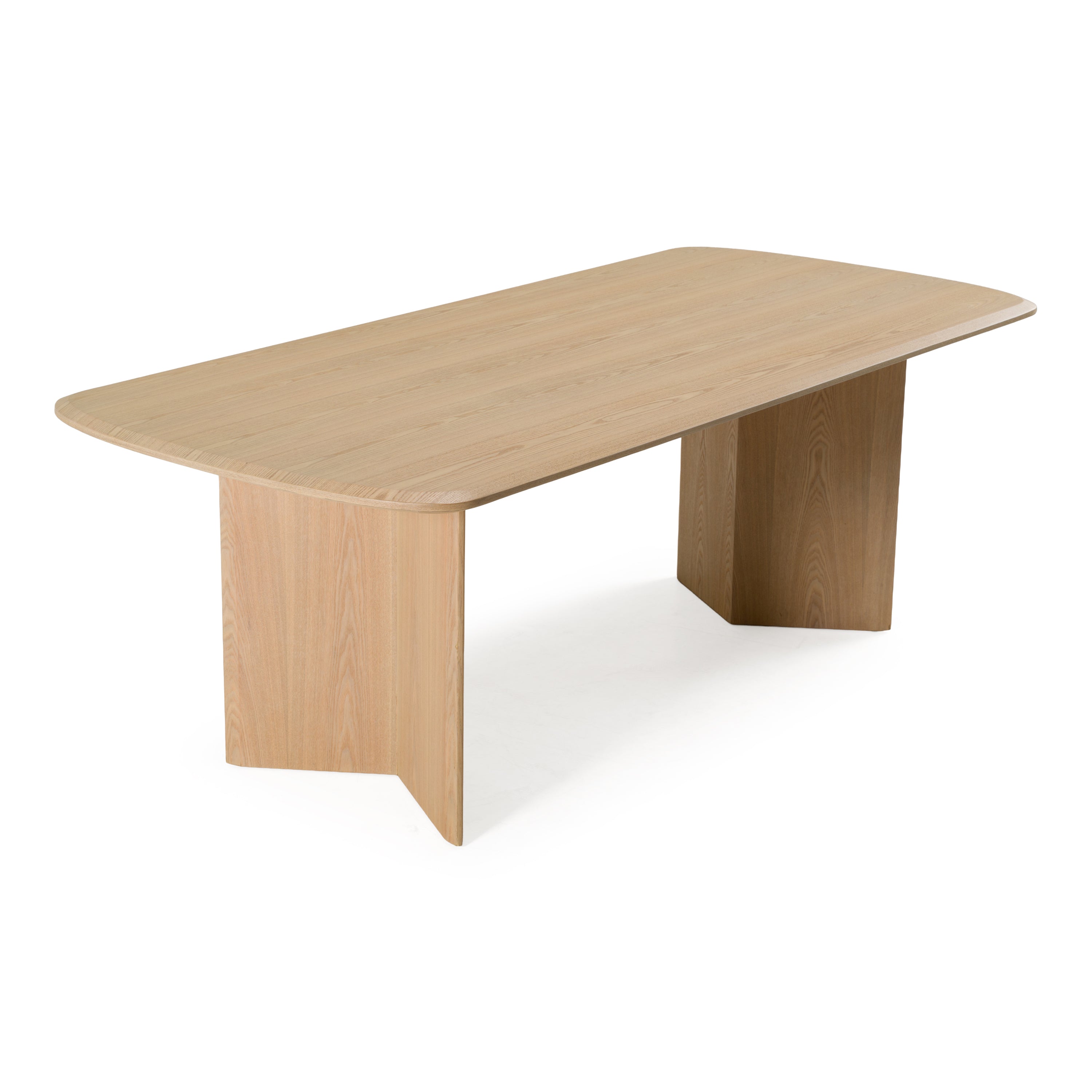 Masuda Modern Natural Ash Rectangular Dining Table