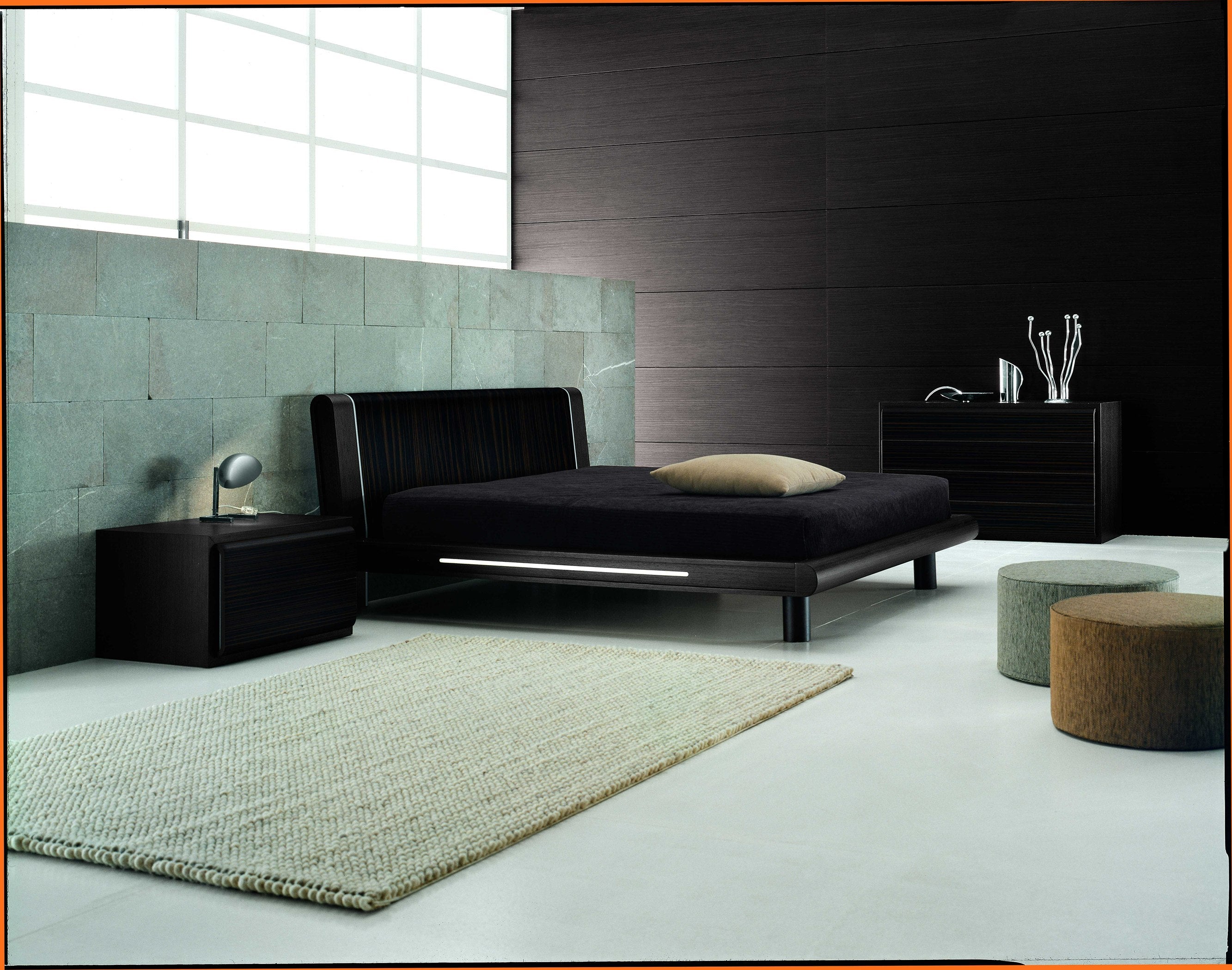 SMA Matrix Contemporary Tobacco Nightstand