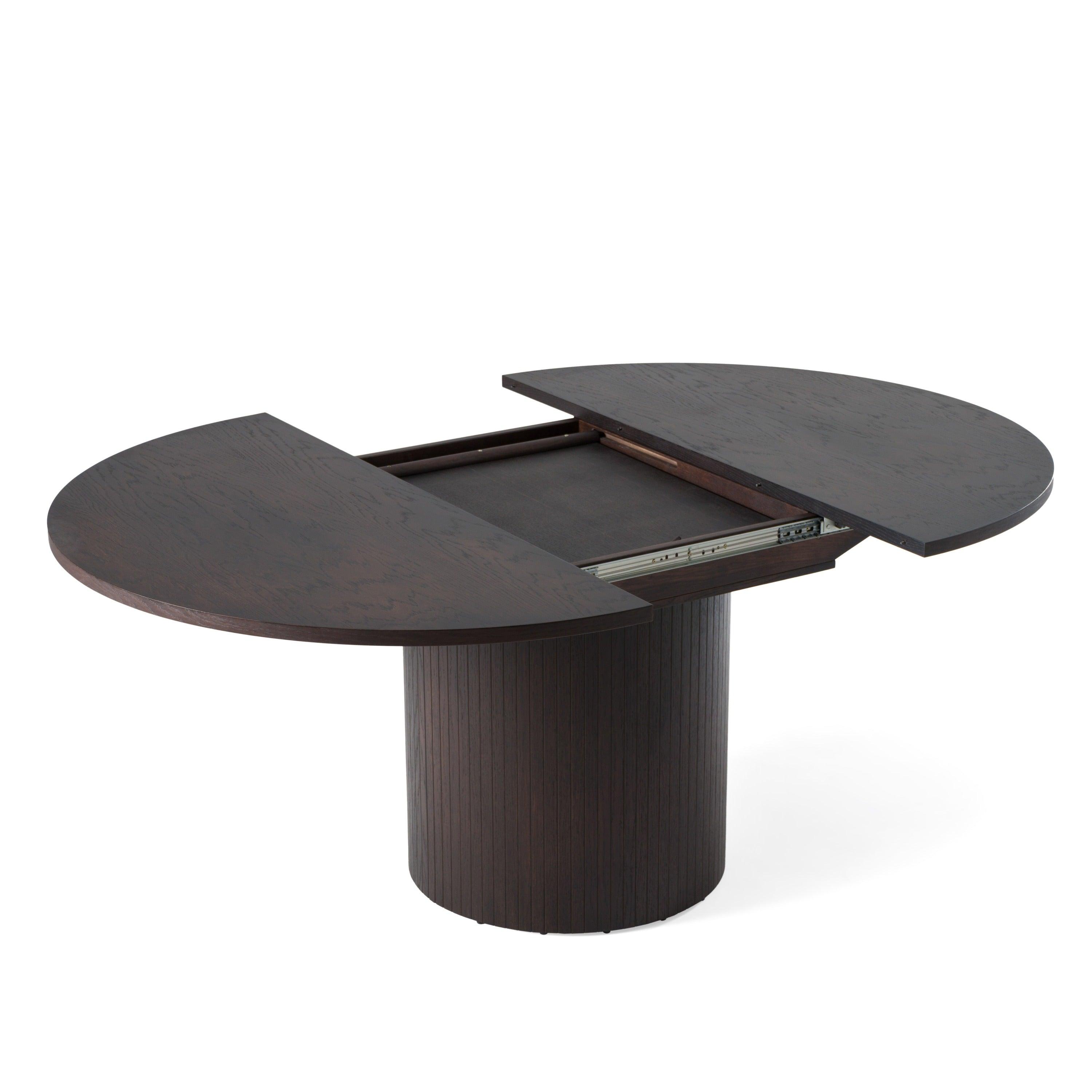 Miami Modern Round Dining Table with Extension