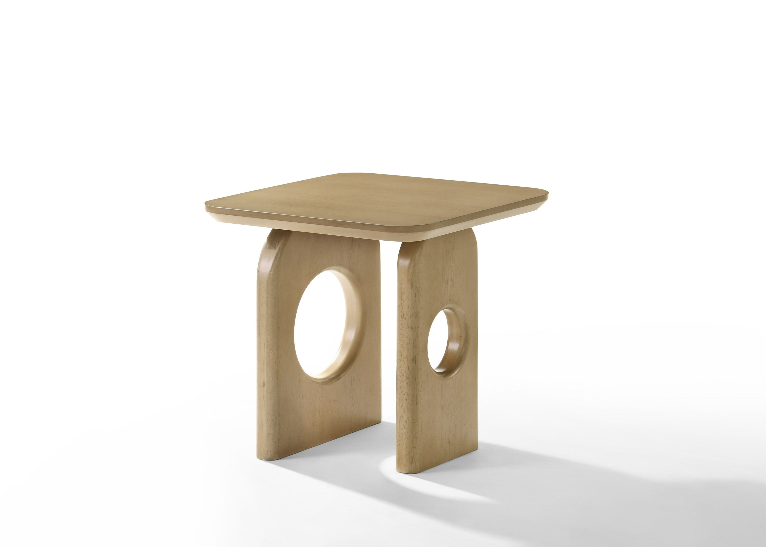 Nova Domus Oshana - Modern Oak End Table-End Table-VIG-Wall2Wall Furnishings