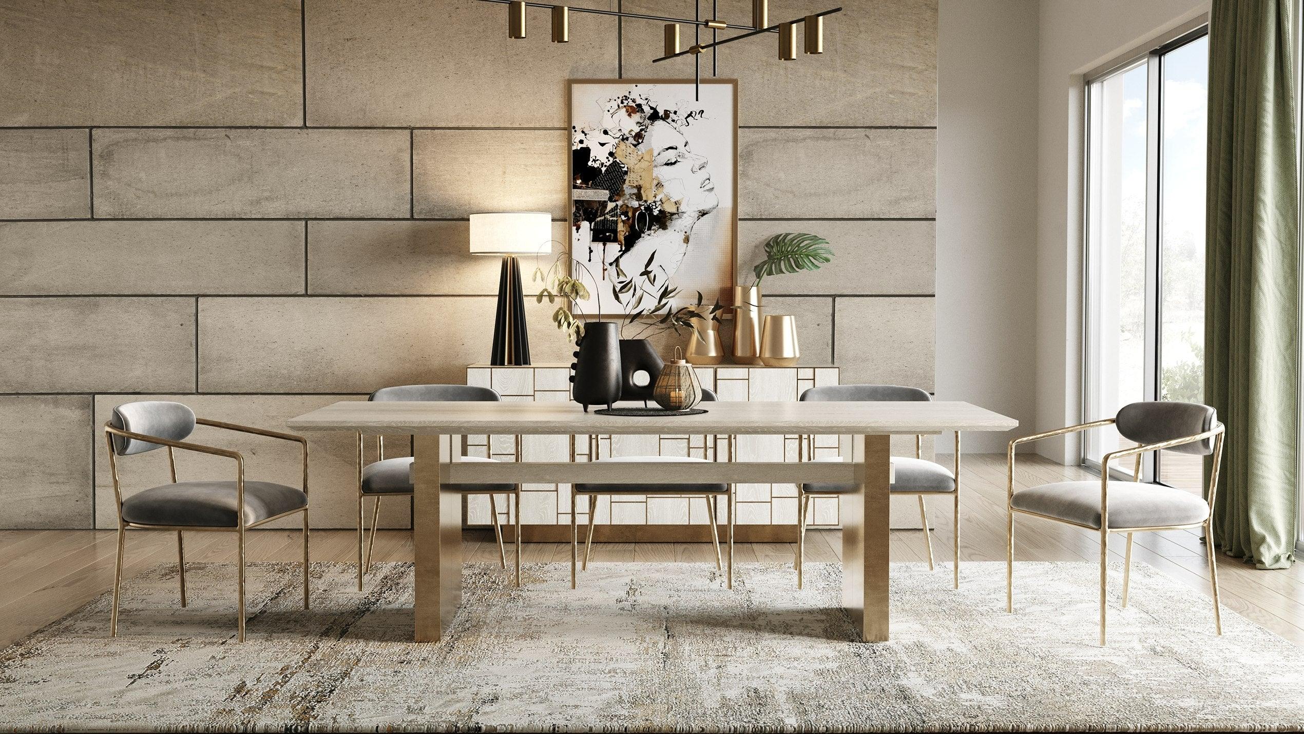 Angus Modern Ash Dining Table