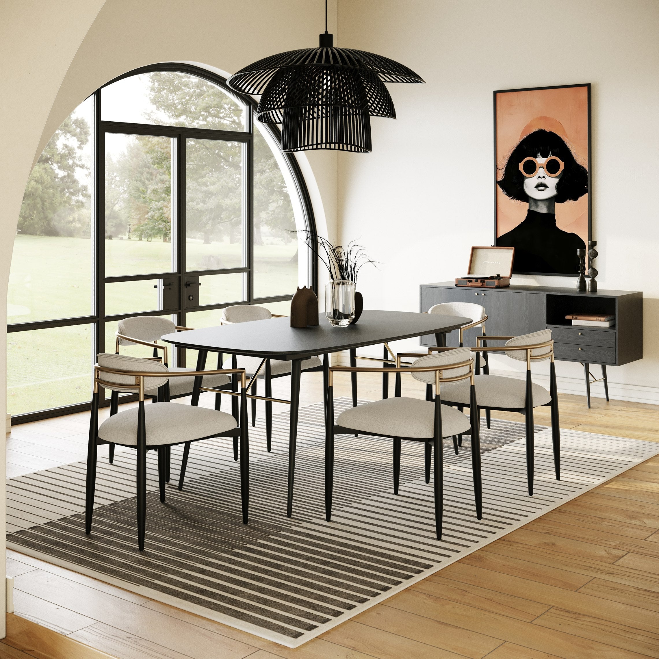 Billy Modern Extendable Dining Table
