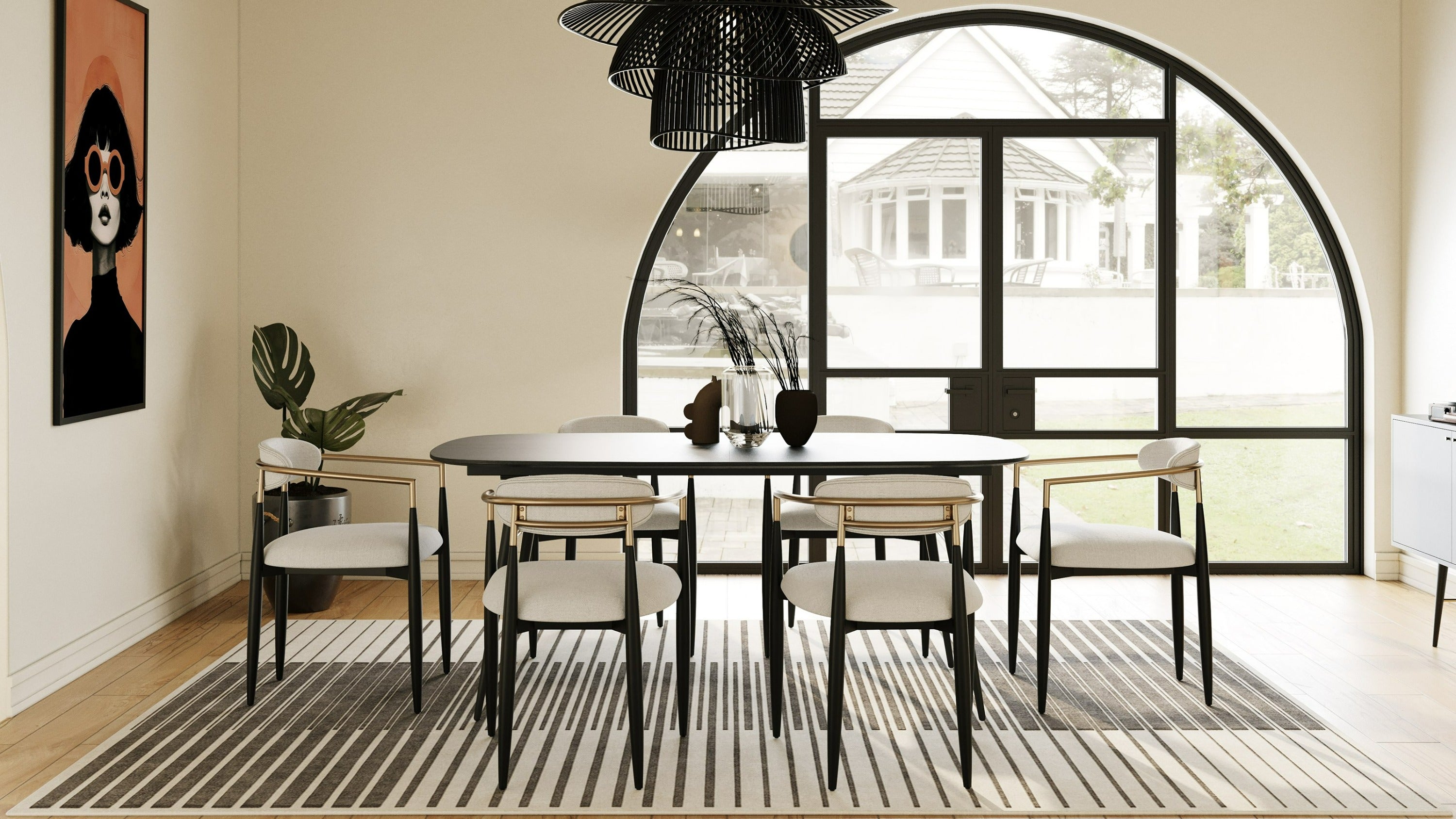 Billy Modern Extendable Dining Table