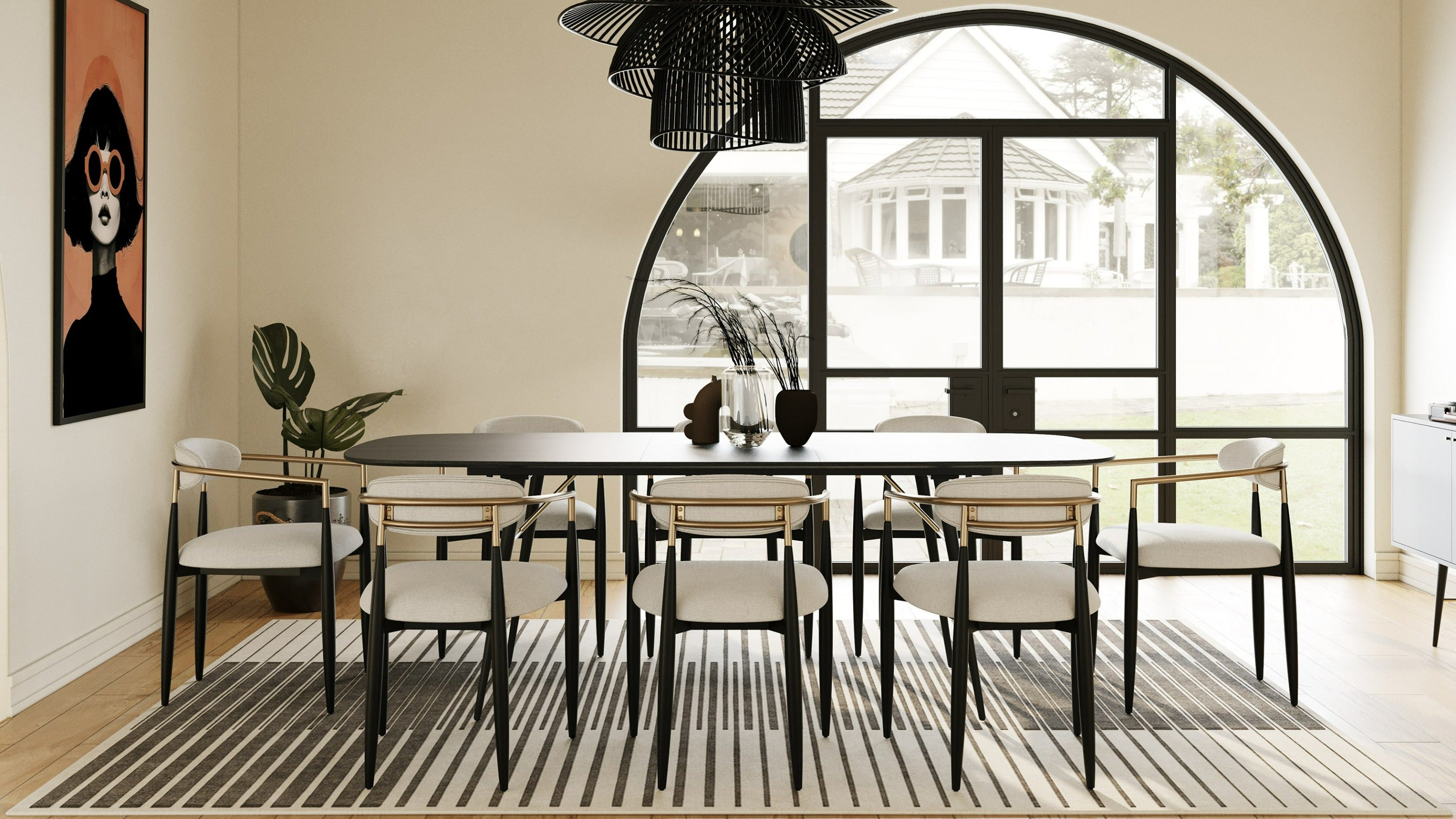 Billy Modern Extendable Dining Table