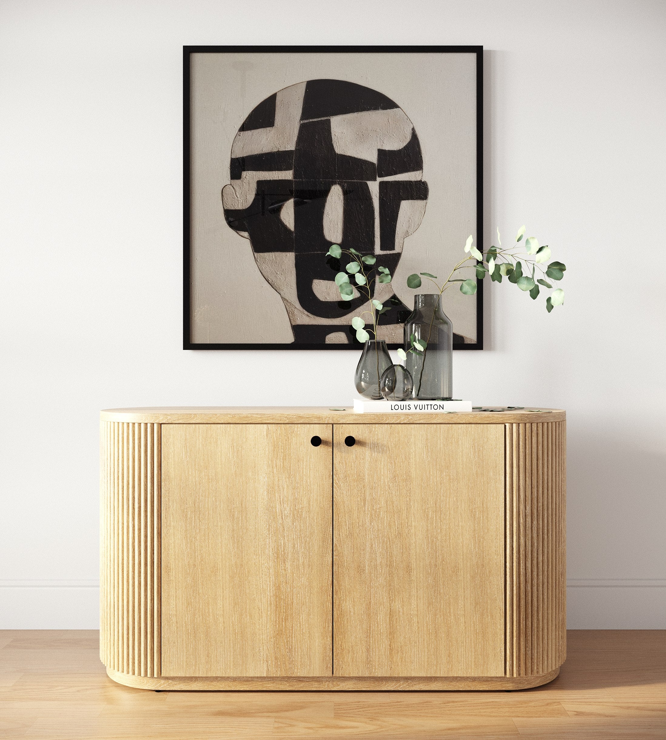 Modrest Jacobson Modern Natural Acacia Buffet