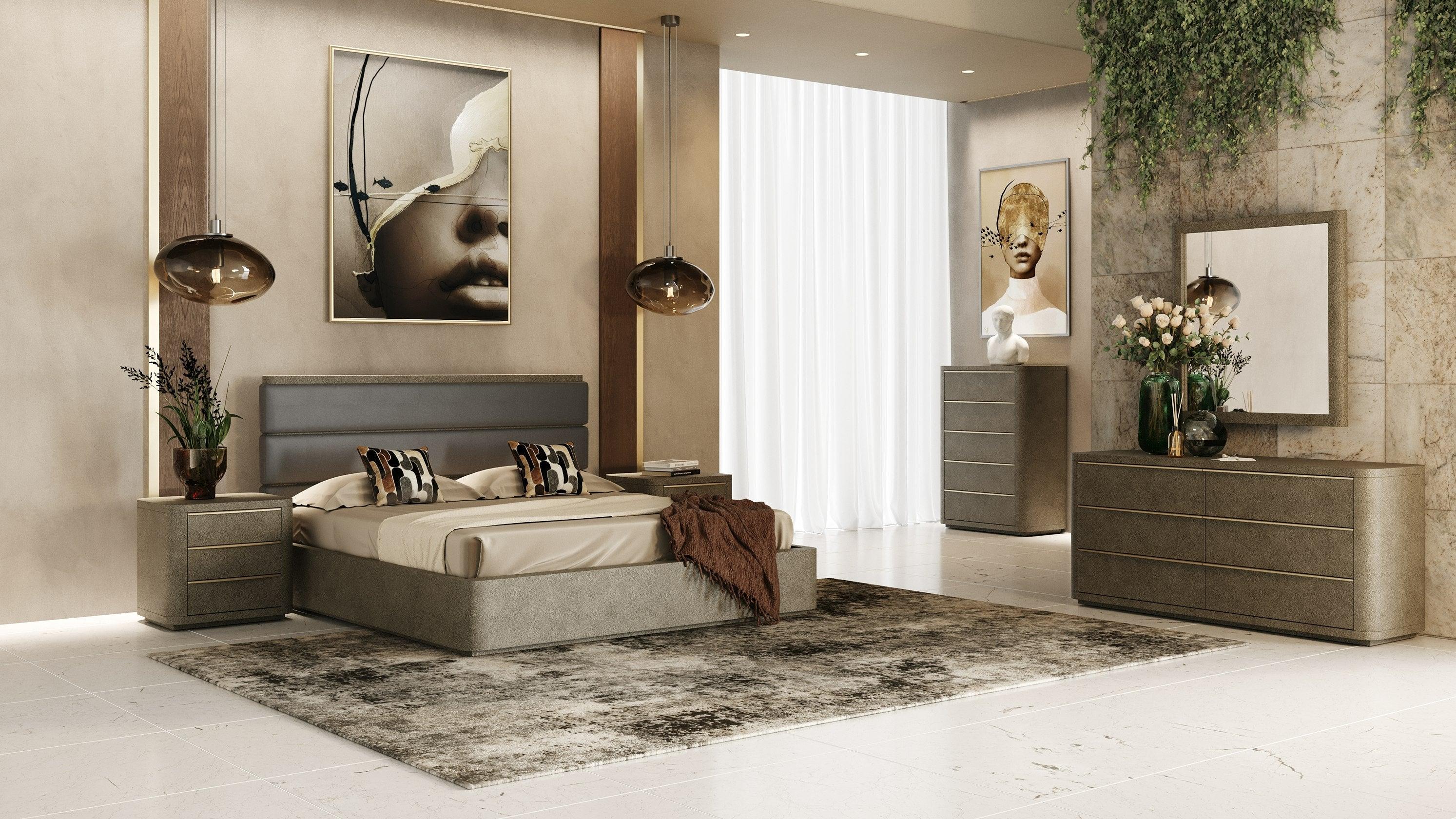 Lois Modern Shagreen Dresser