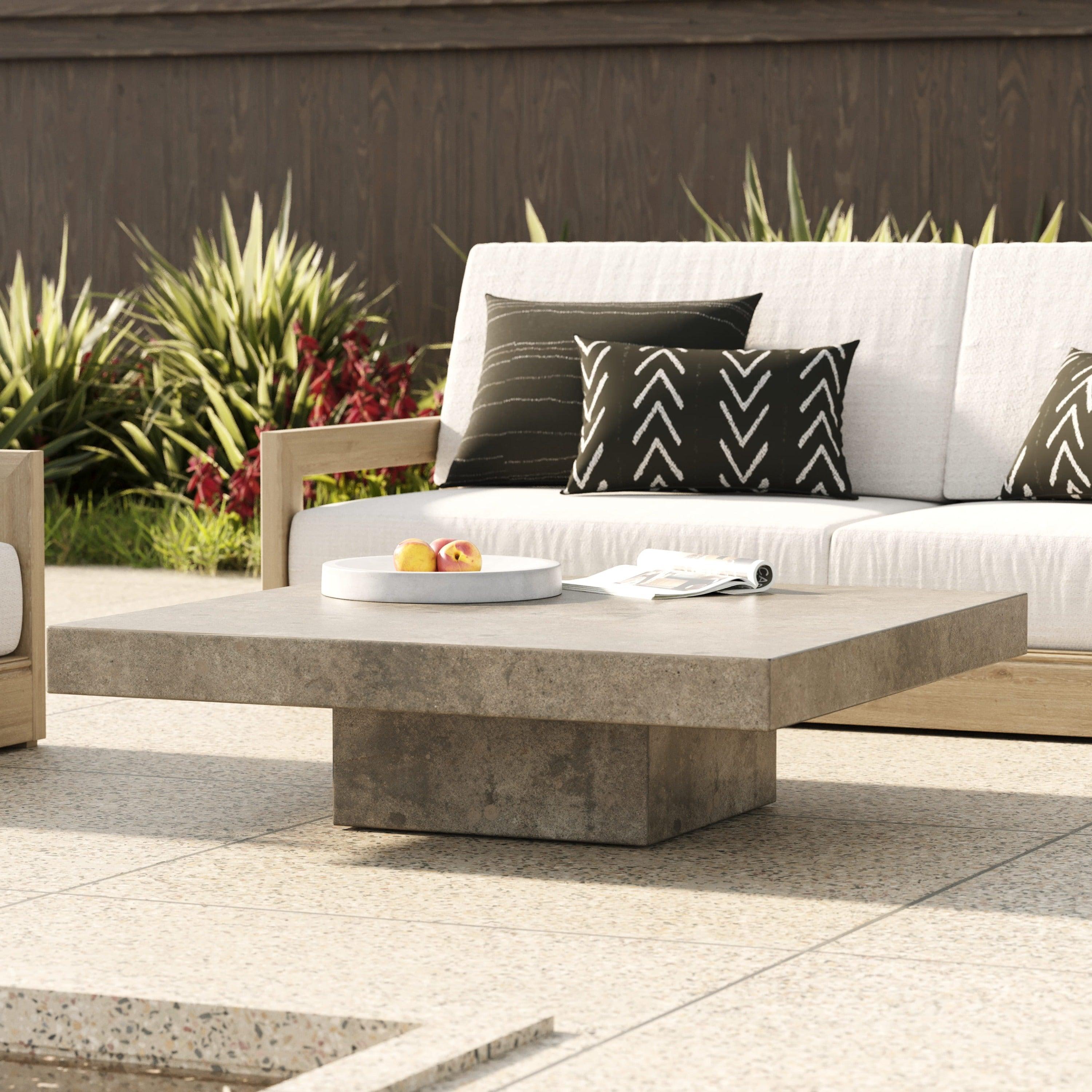 Morley Modern Concrete Coffee Table