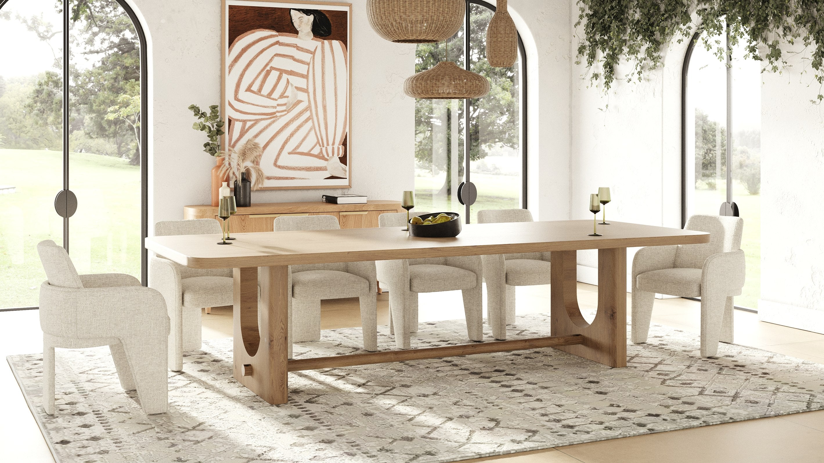 Walz Modern Rectangular Dining Table