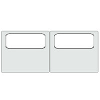 Divani Casa Mondo Modern Modular Fabric Sectional Sofa 2 Piece Sectional