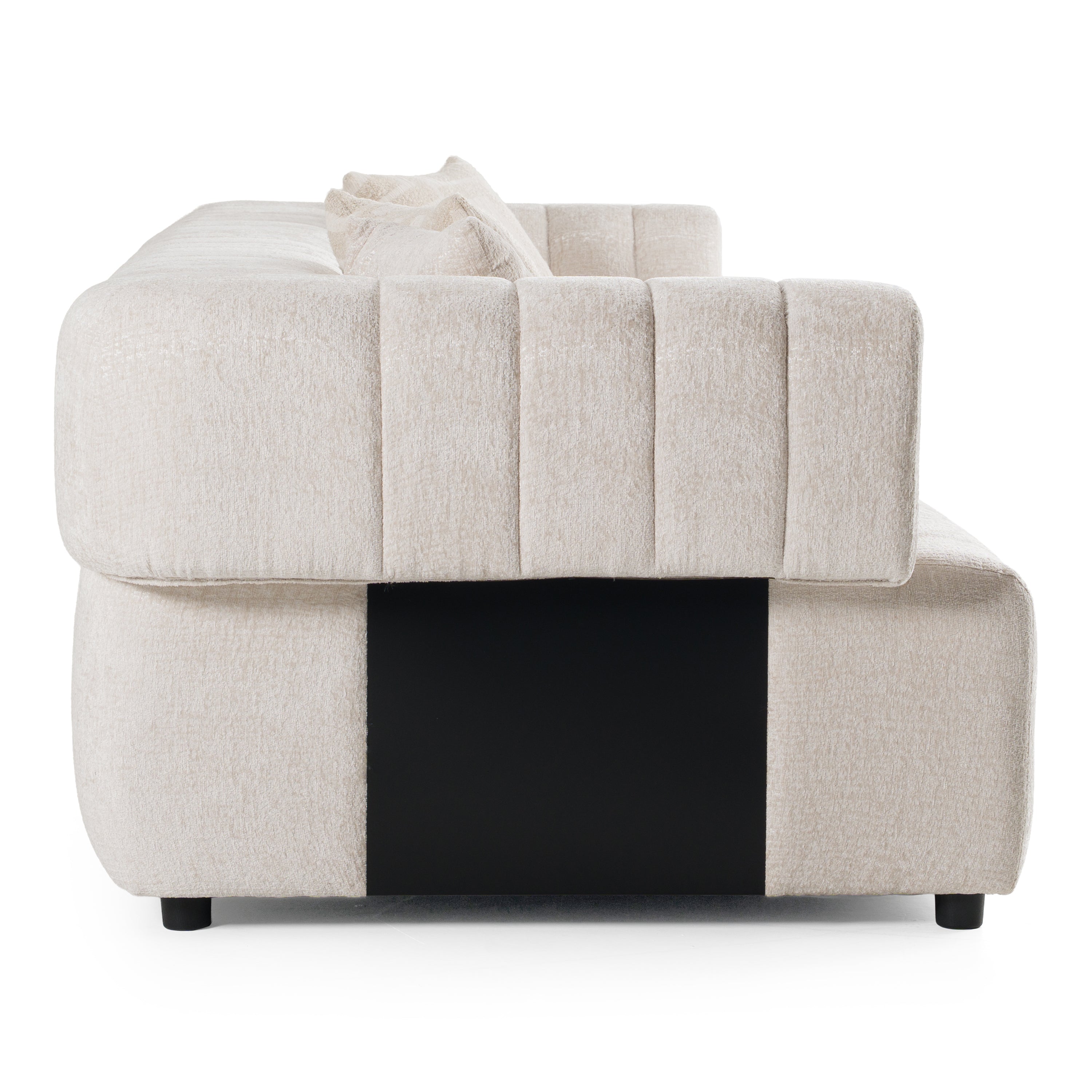 Moreno Modern Fabric 4-Seater Sofa