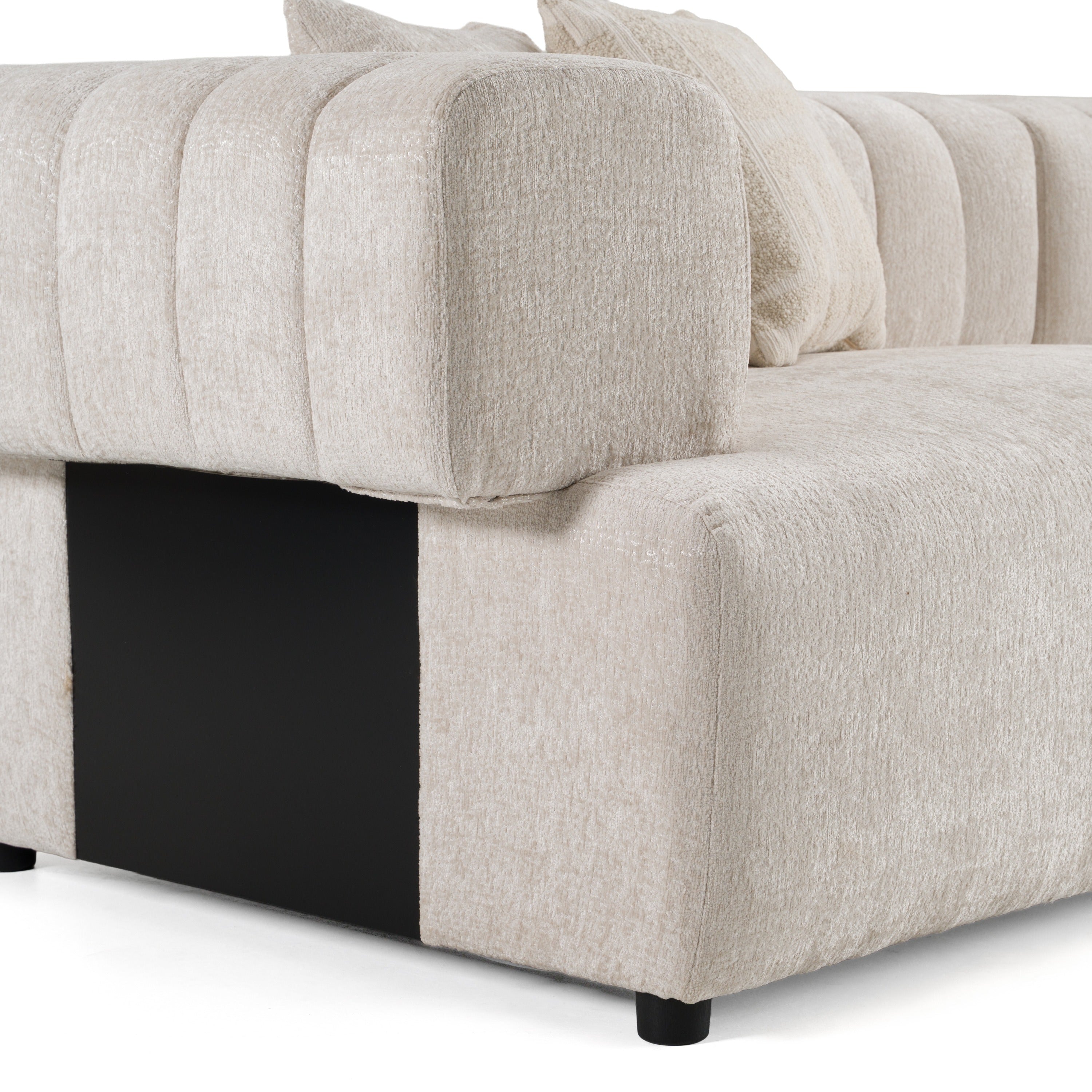 Moreno Modern Fabric 4-Seater Sofa