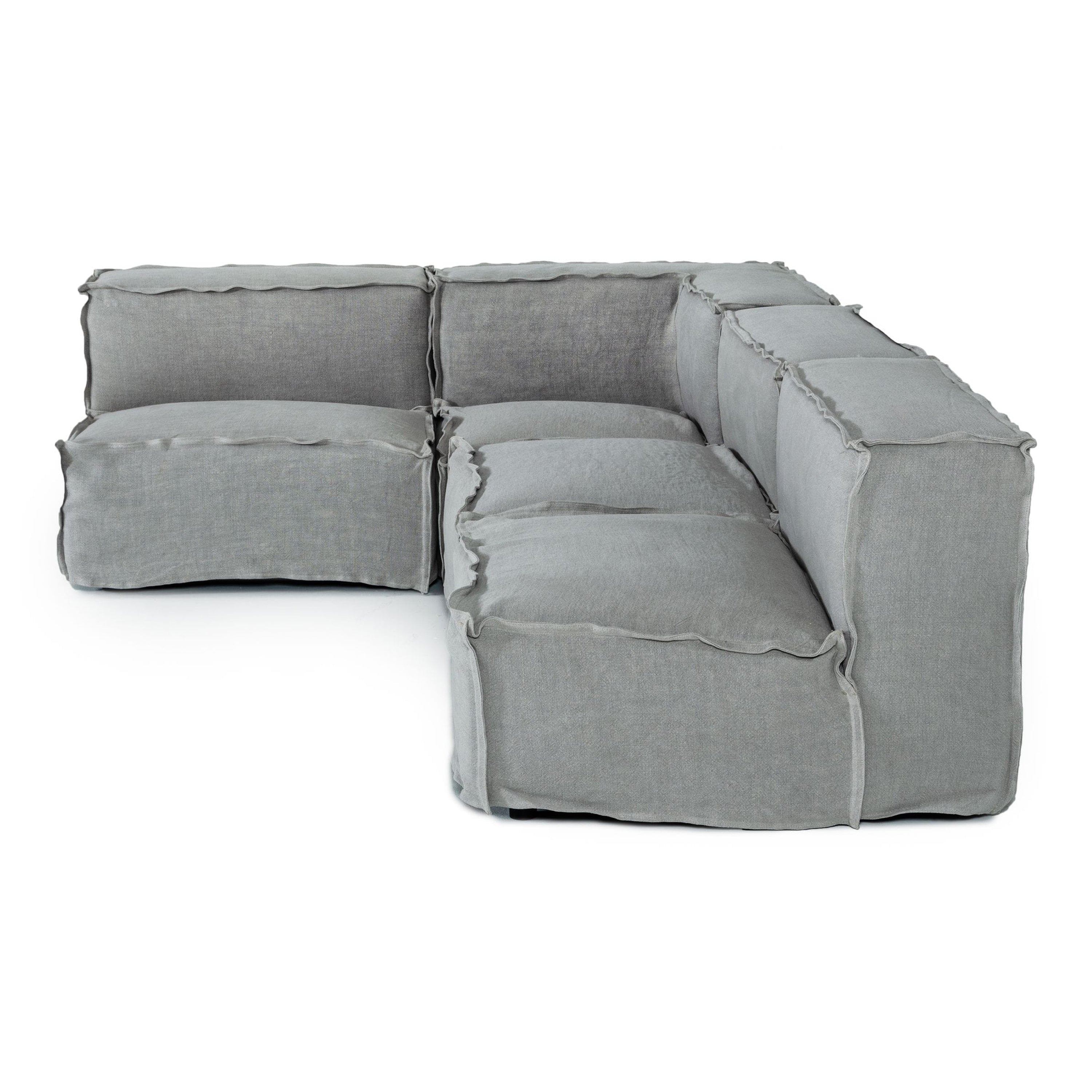 Navstar Contemporary Fabric Modular Sectional Sofa