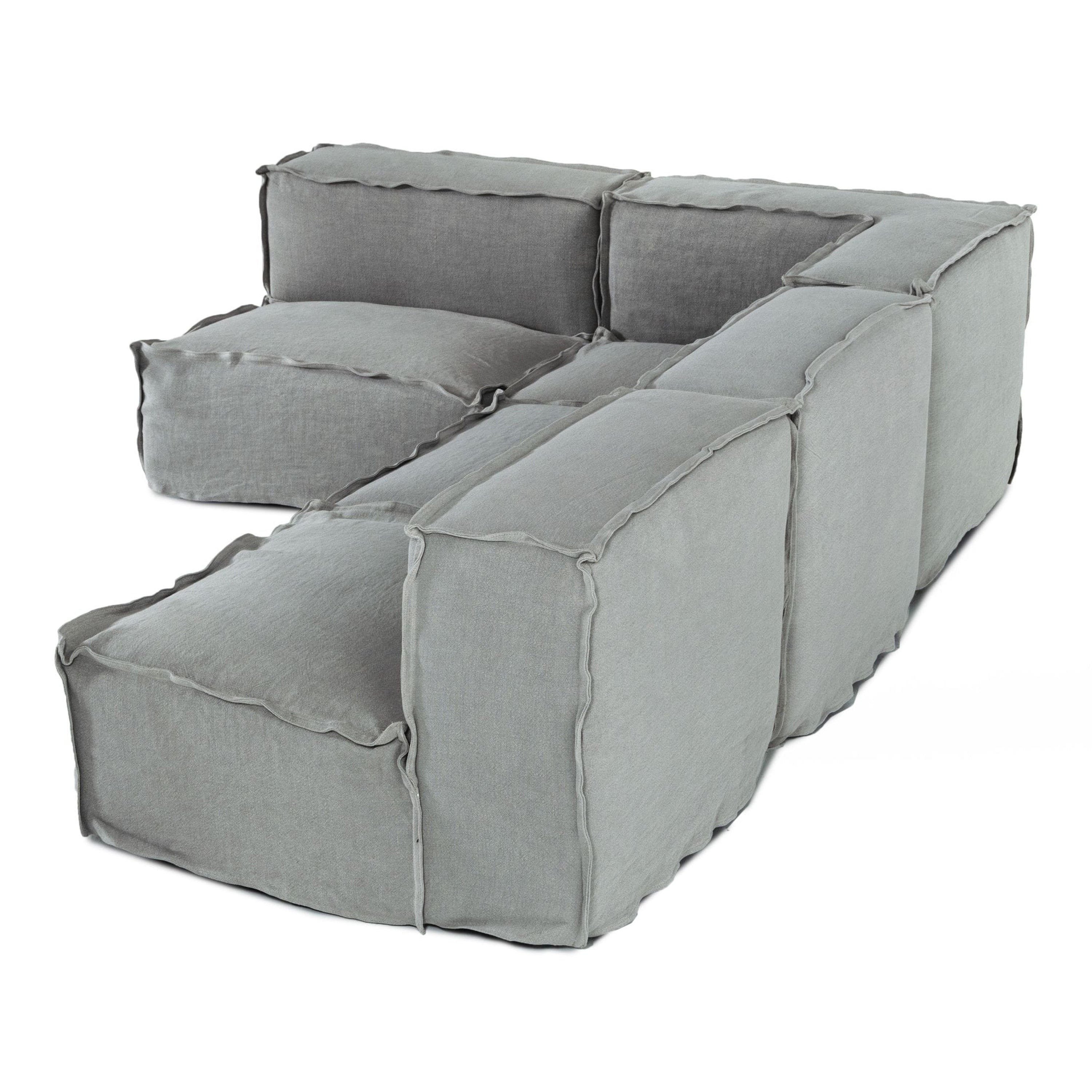 Navstar Contemporary Fabric Modular Sectional Sofa