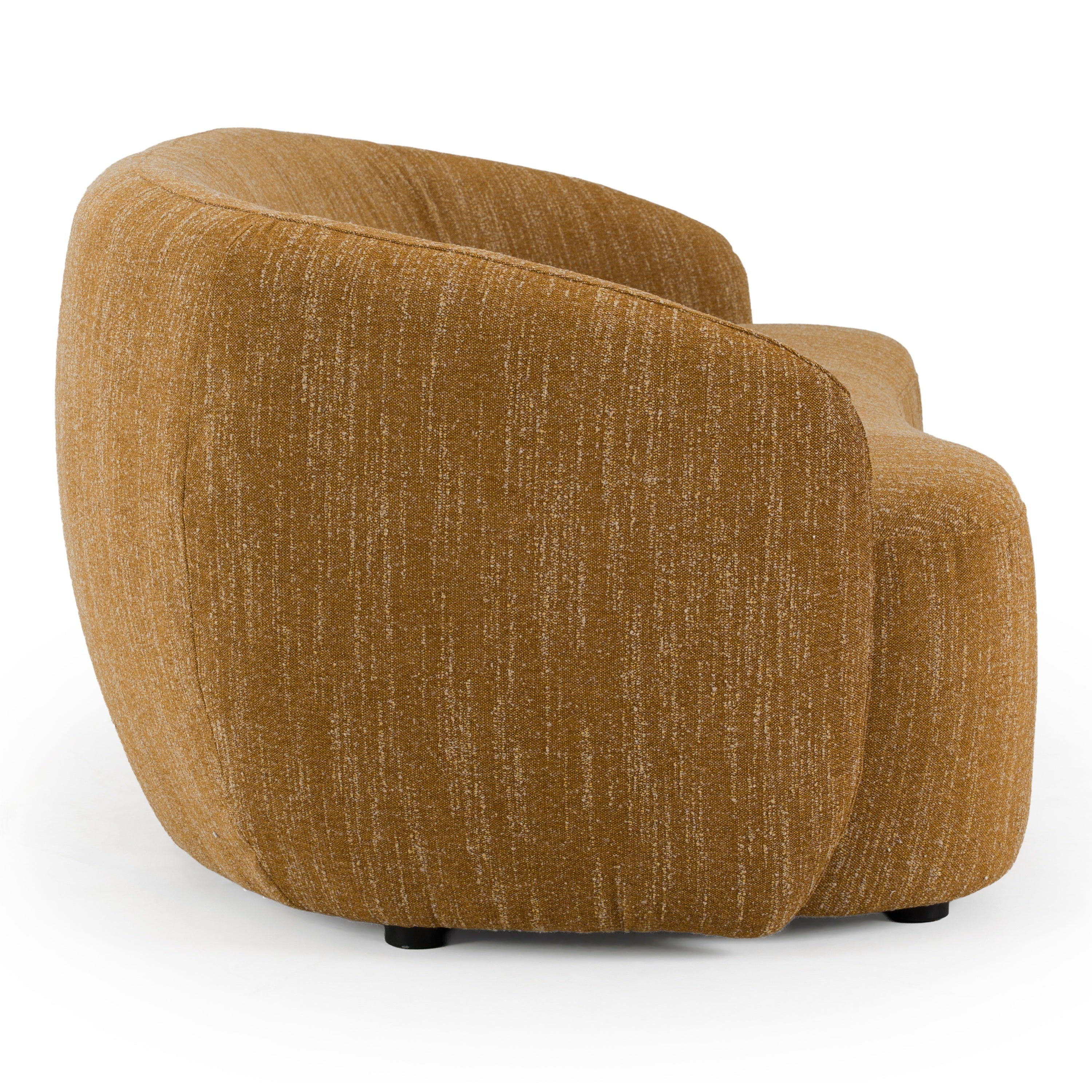 Norris Modern Mustard Fabric Sofa