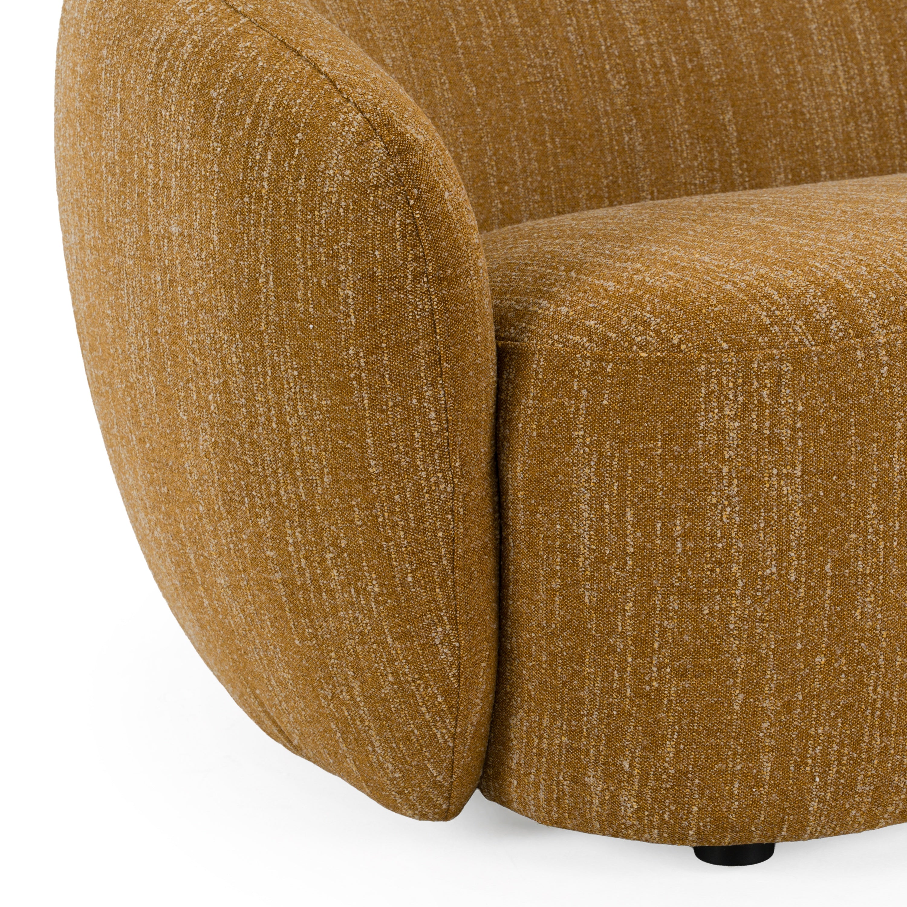 Norris Modern Mustard Fabric Sofa