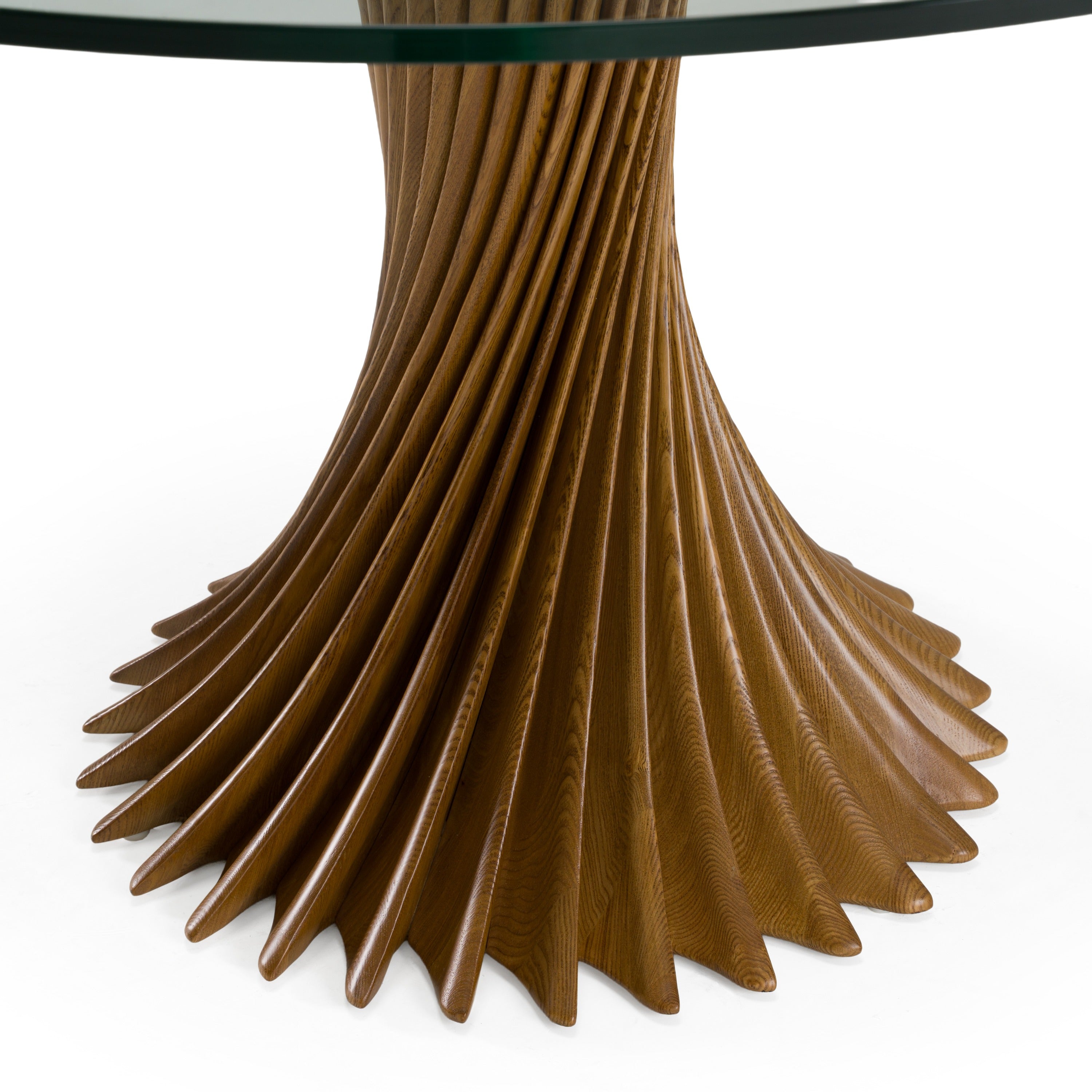 Ocasio Modern Glass and Round Dining Table