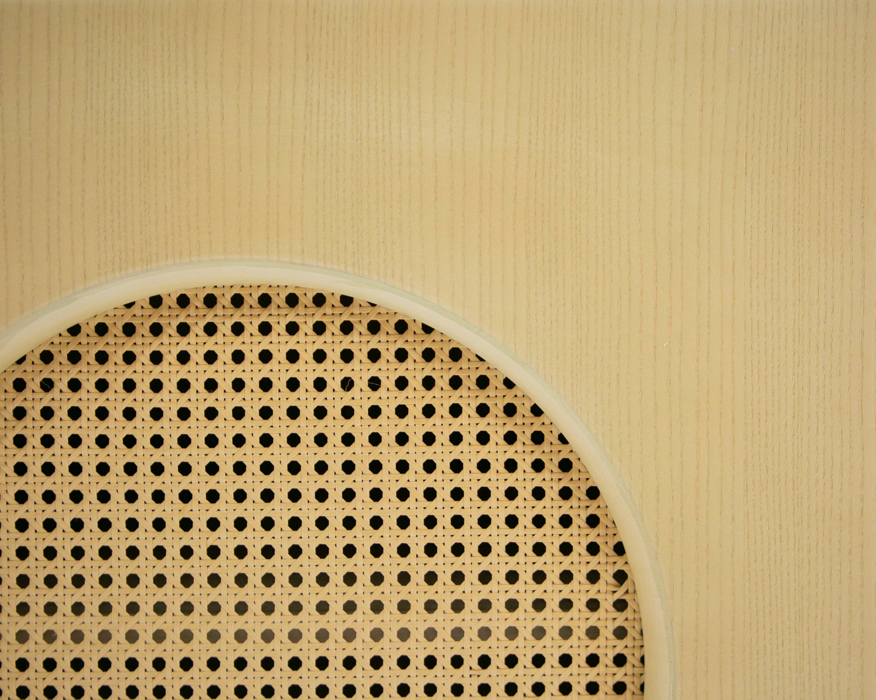 Osaka Modern Ash and Rattan Buffet