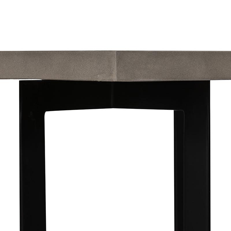 Sharon Modern Concrete and Metal End Table