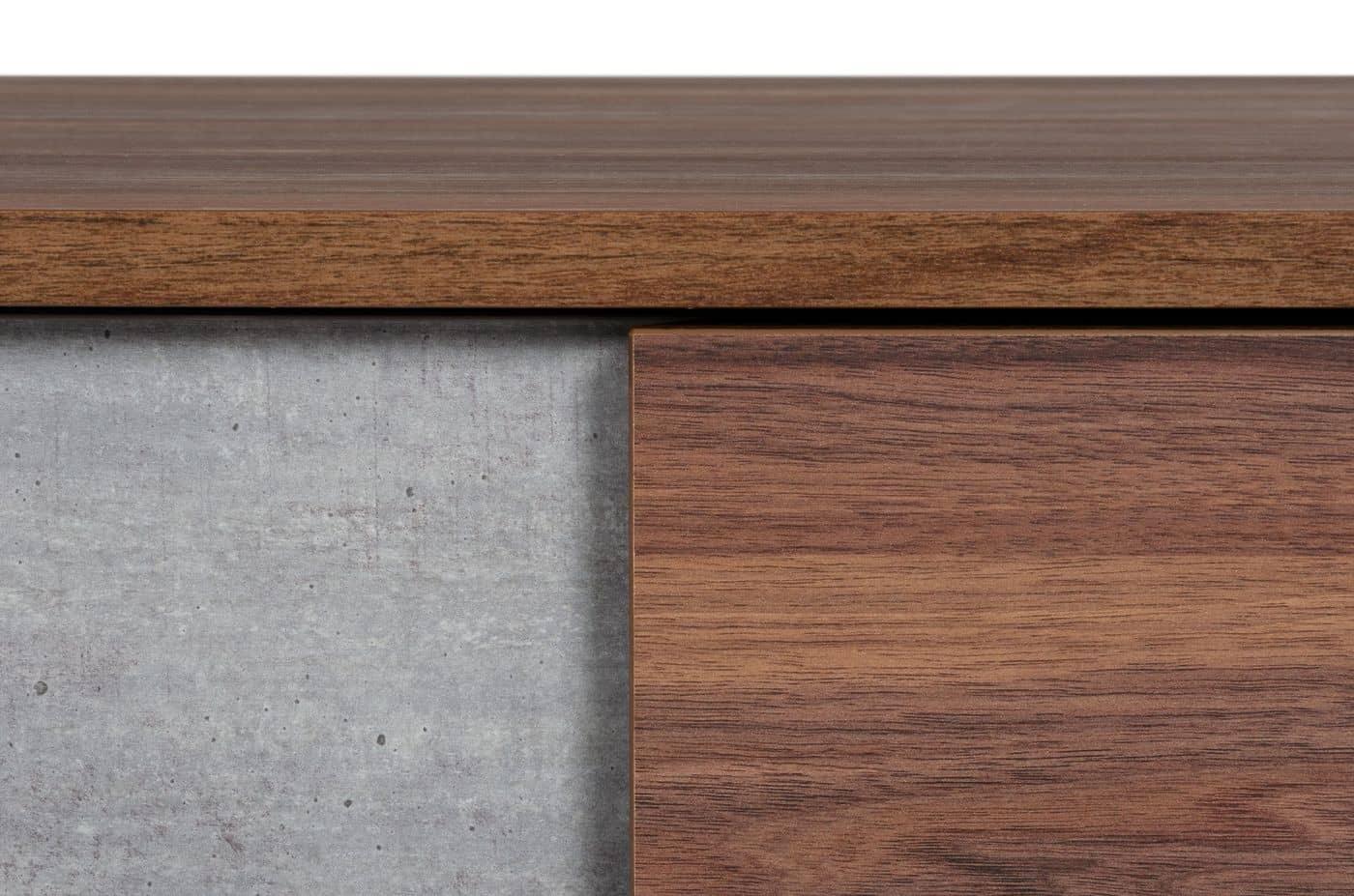 Palermo Modern Italian Faux Concrete Nightstand