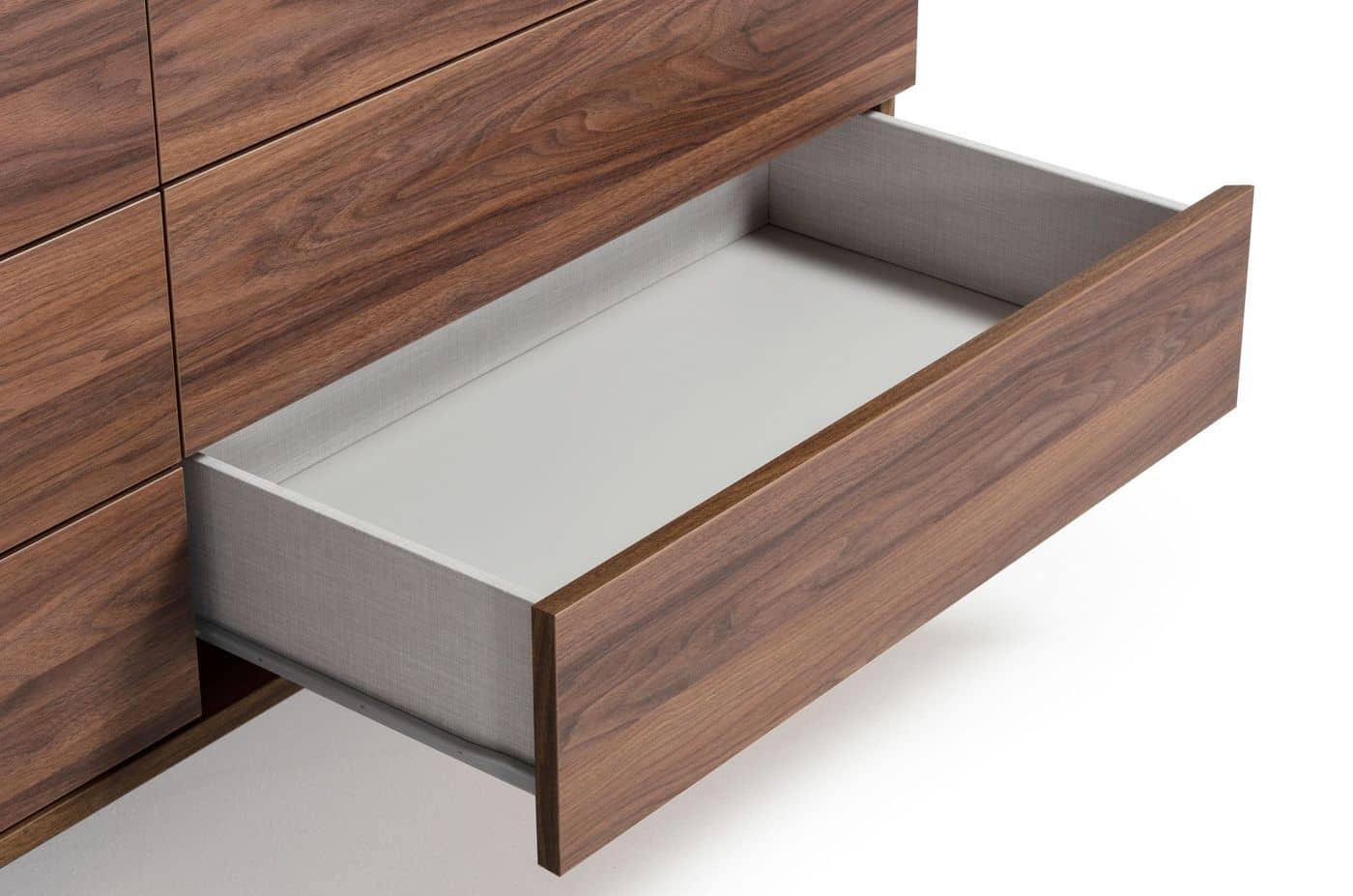 Palermo Modern Italian Faux Concrete Dresser