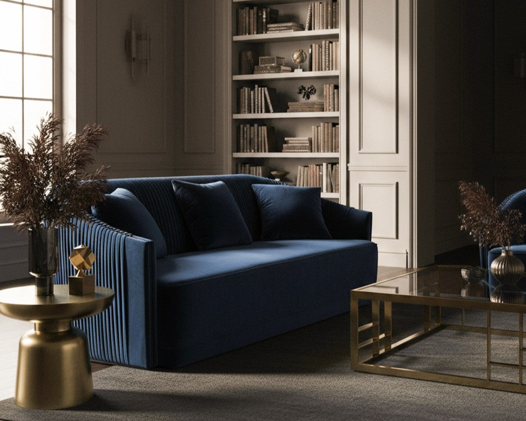 Palomar Modern Velvet Sofa