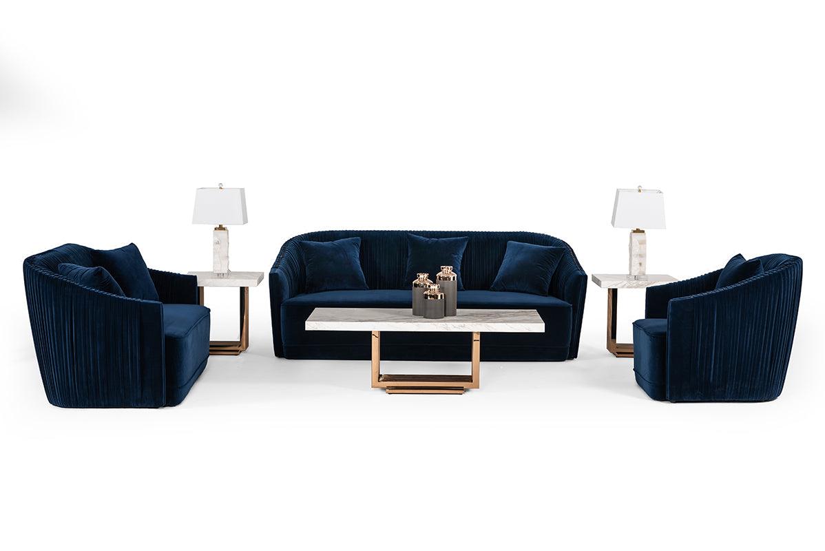 Palomar Modern Velvet Sofa