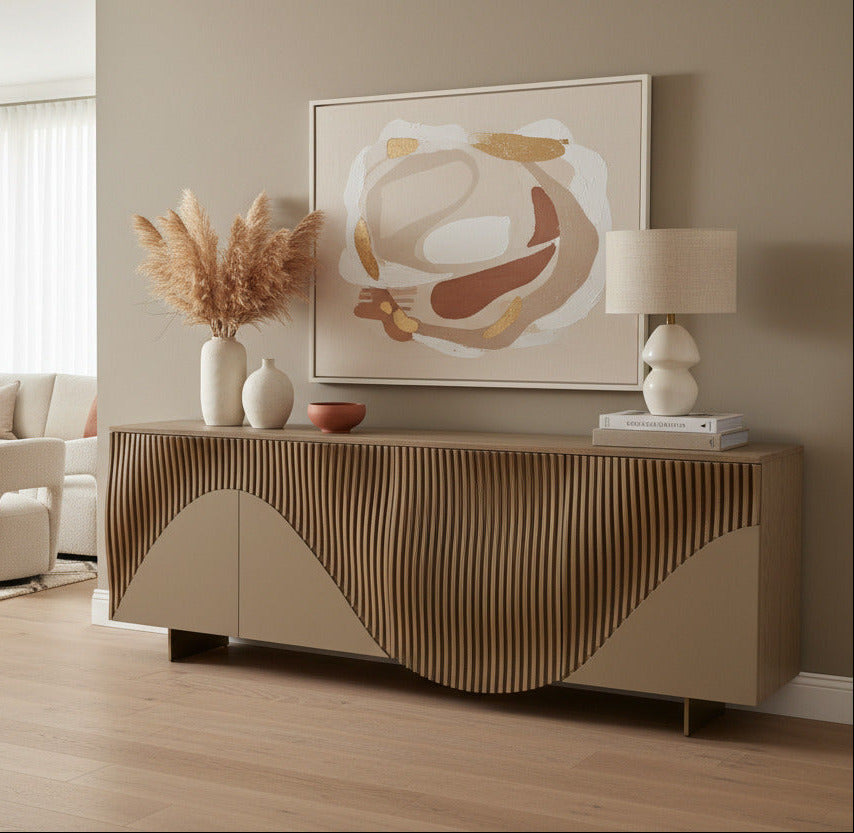 Pangea - Modern Buckwheat Ash Buffet