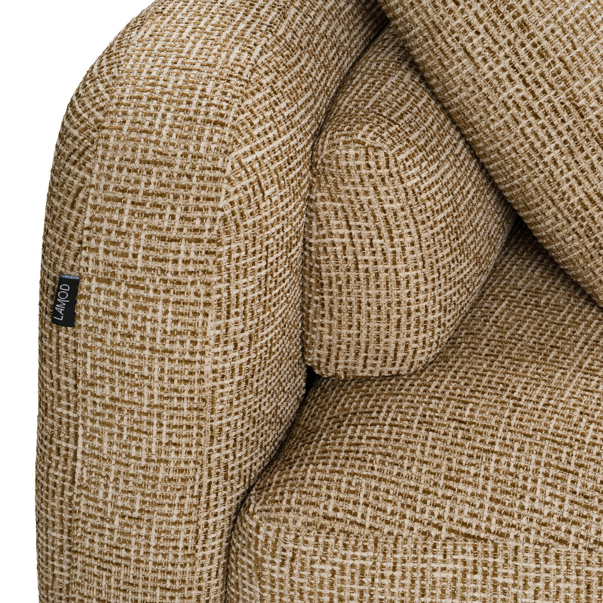 Percy - Contemporary Fabric Left Facing Chaise Sectional Sofa