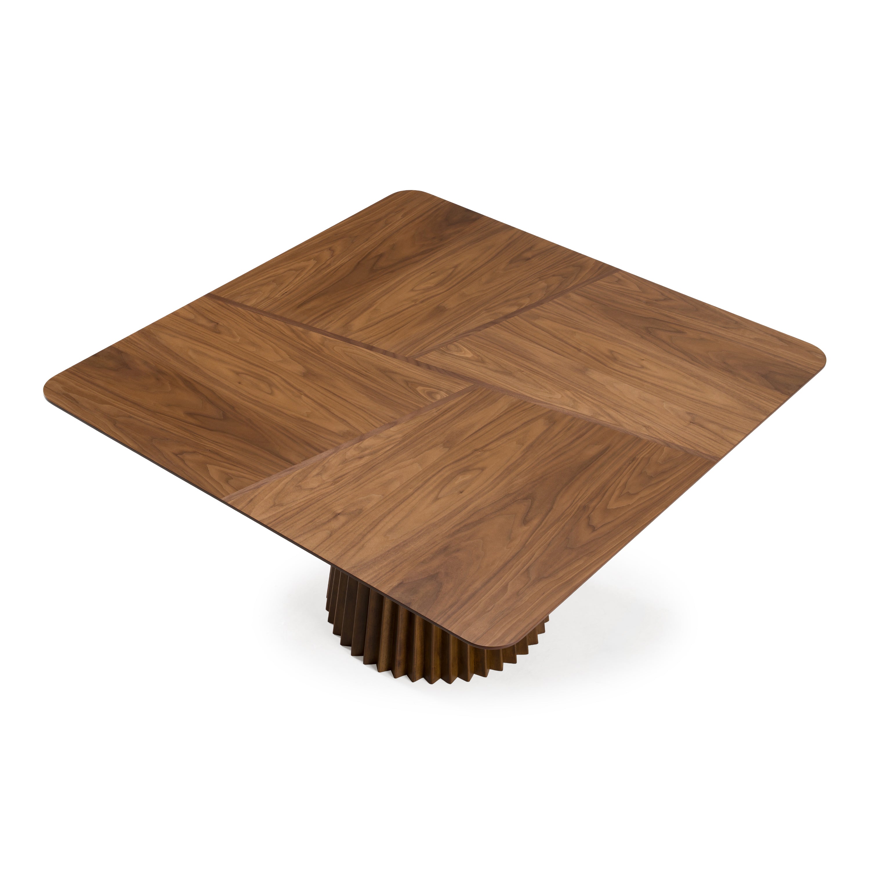 Platte Mid-Century Modern Square Dining Table