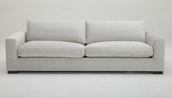 Poppy Modern Fabric Long Sofa
