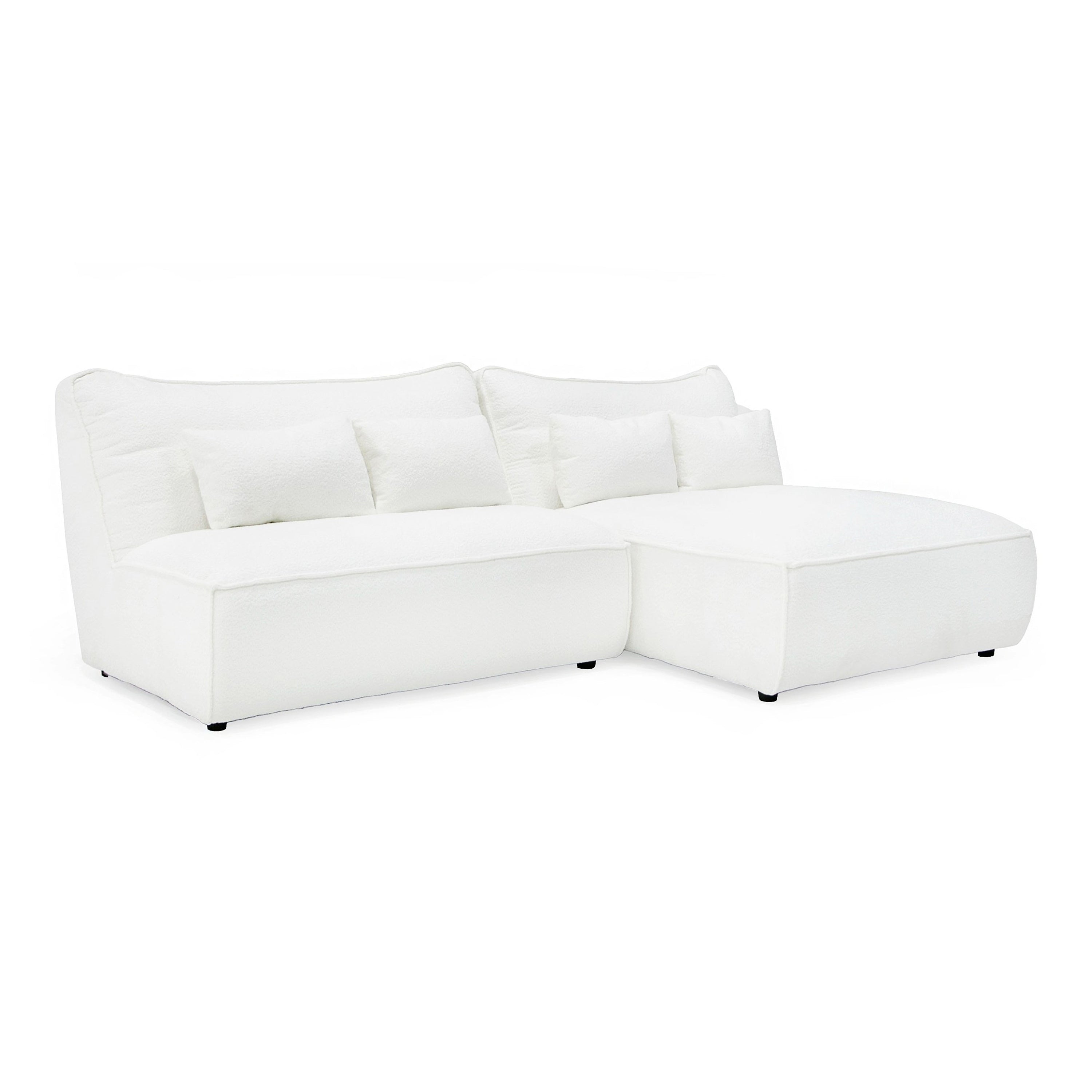 Racine Modern Fabric Modular Sectional Sofa