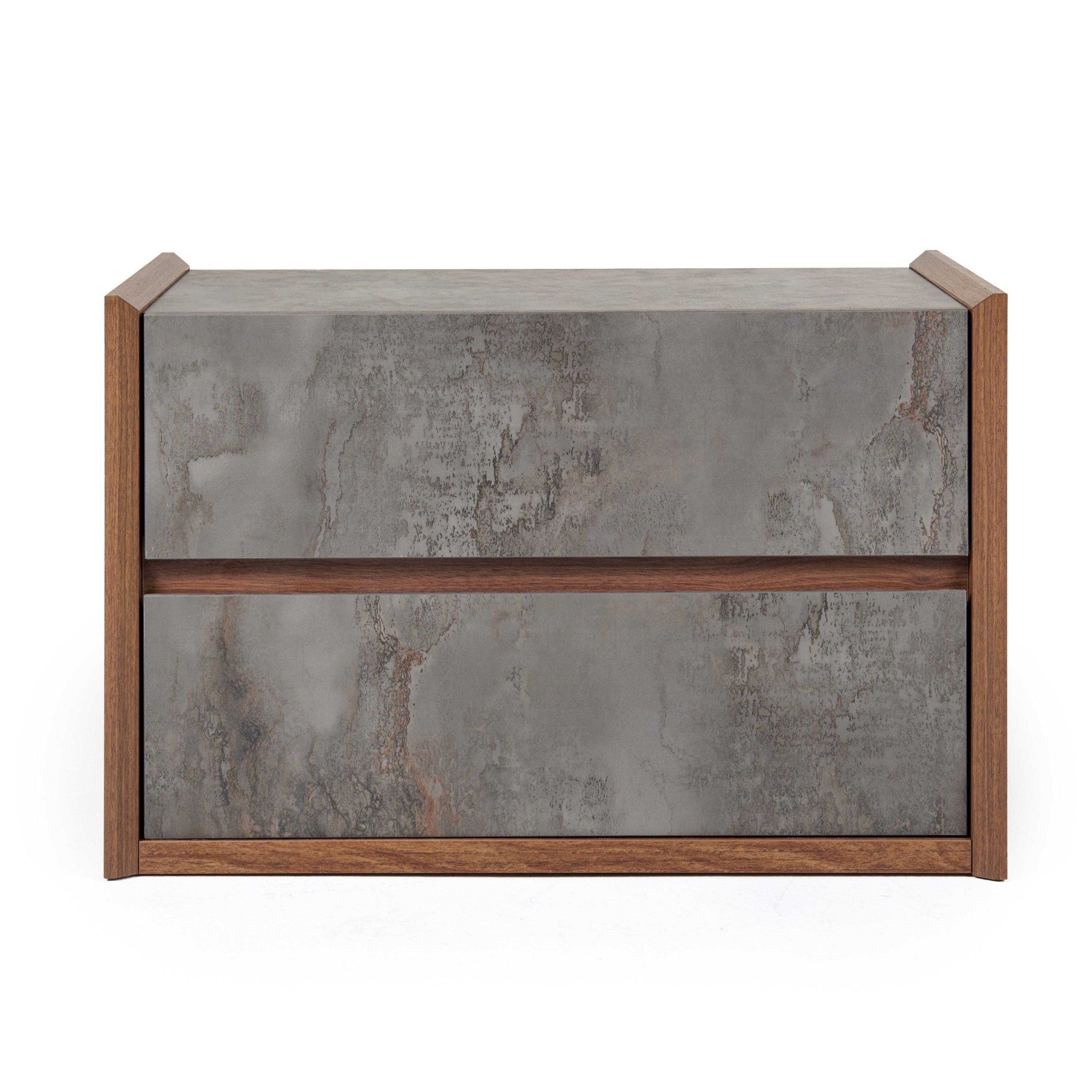Rado Modern Stucco Nightstand