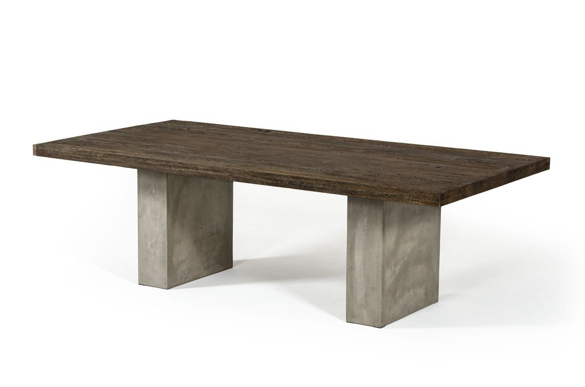 Renzo Modern Concrete 118" Dining Table