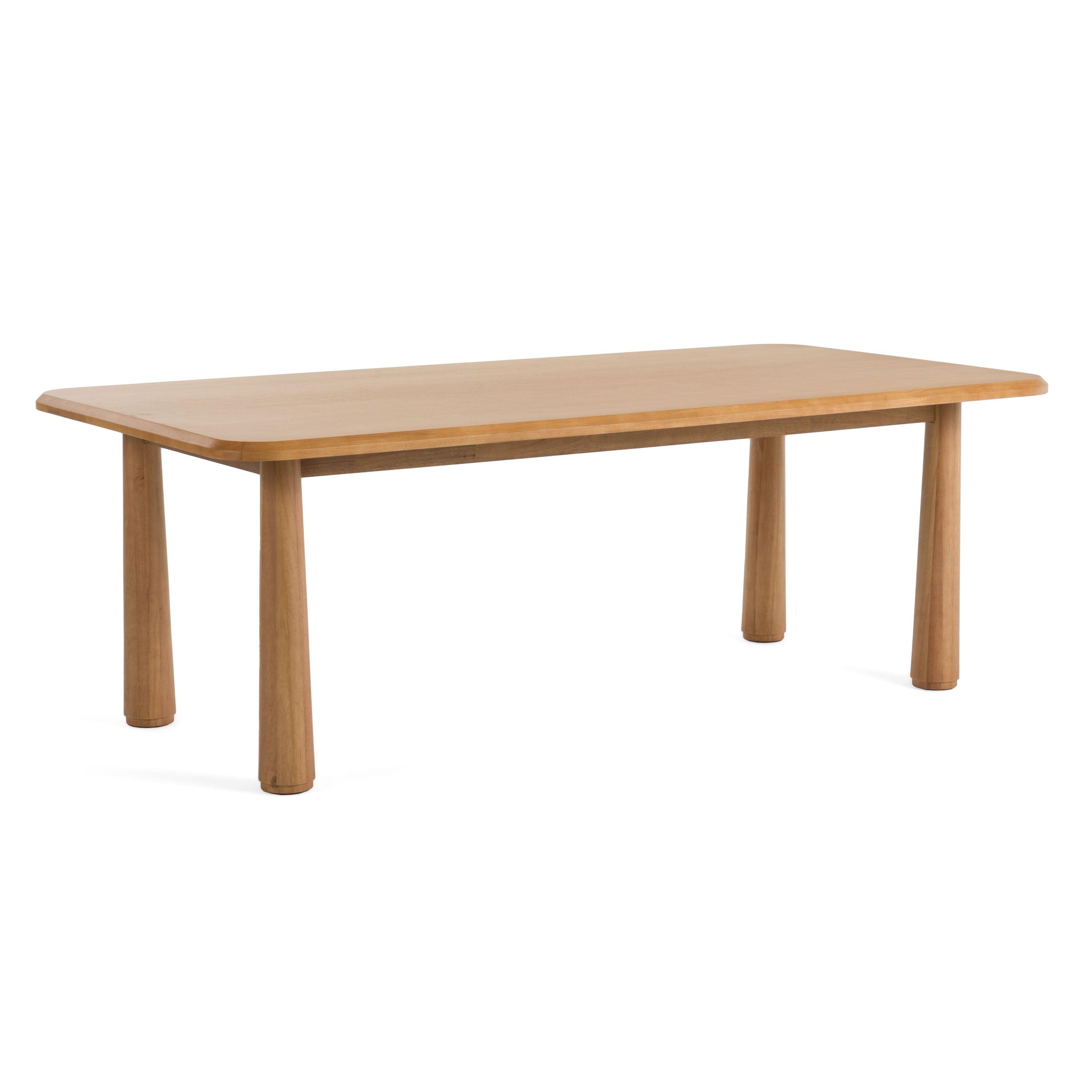 Rhea Modern 87" Acacia Rectangular Dining Table