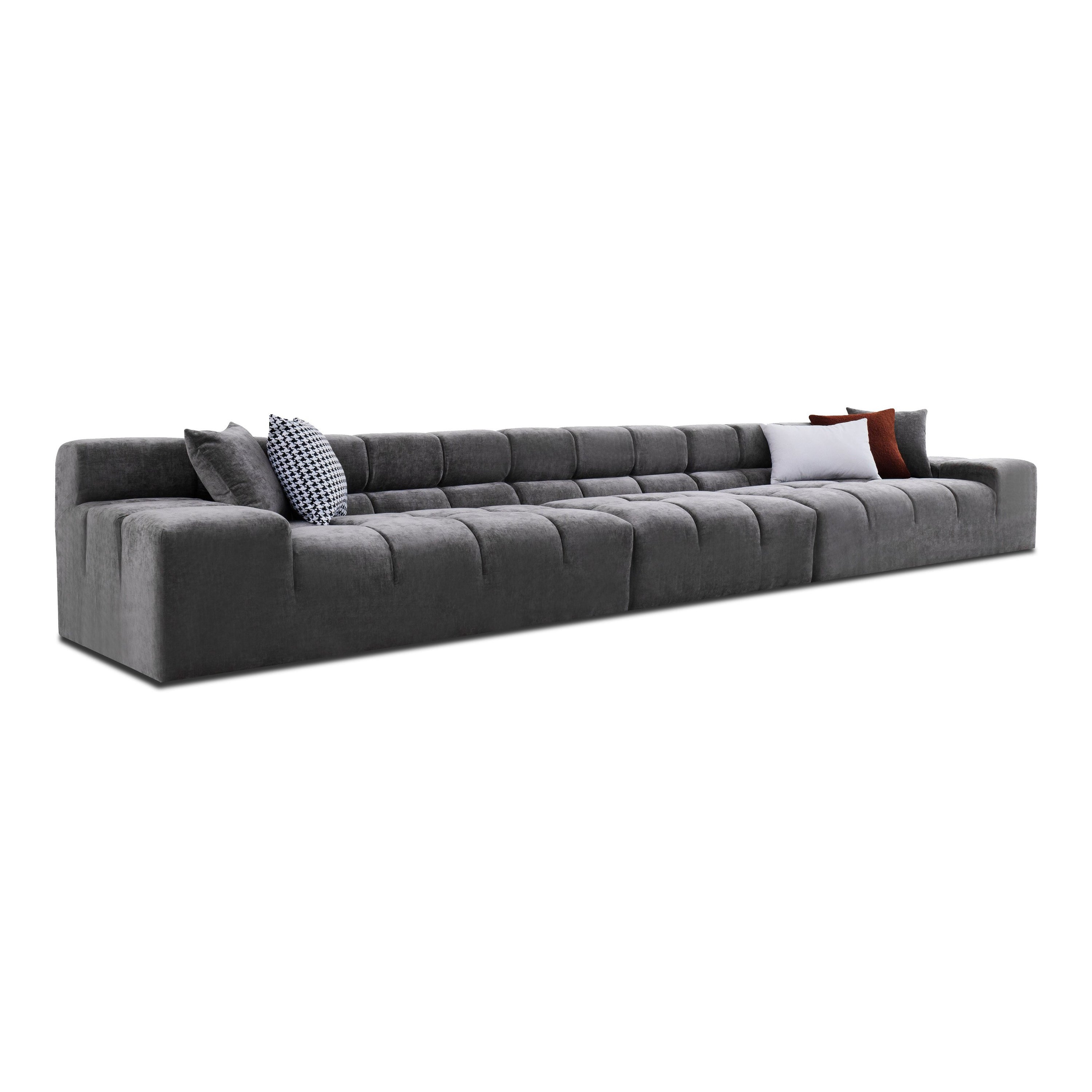 Rhonda Modern Fabric Modular Sectional Sofa