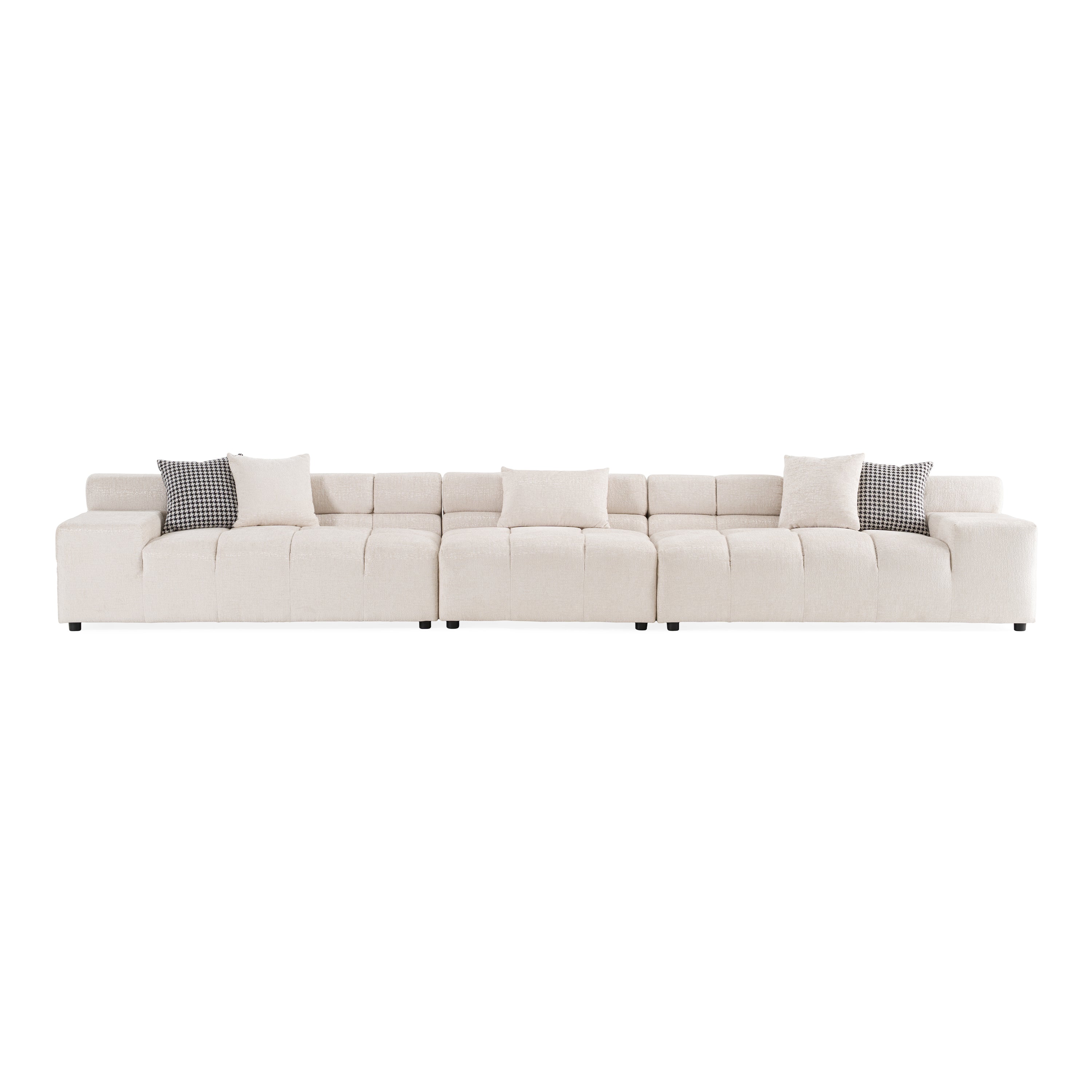 Rhonda Modern Fabric Modular Sectional Sofa