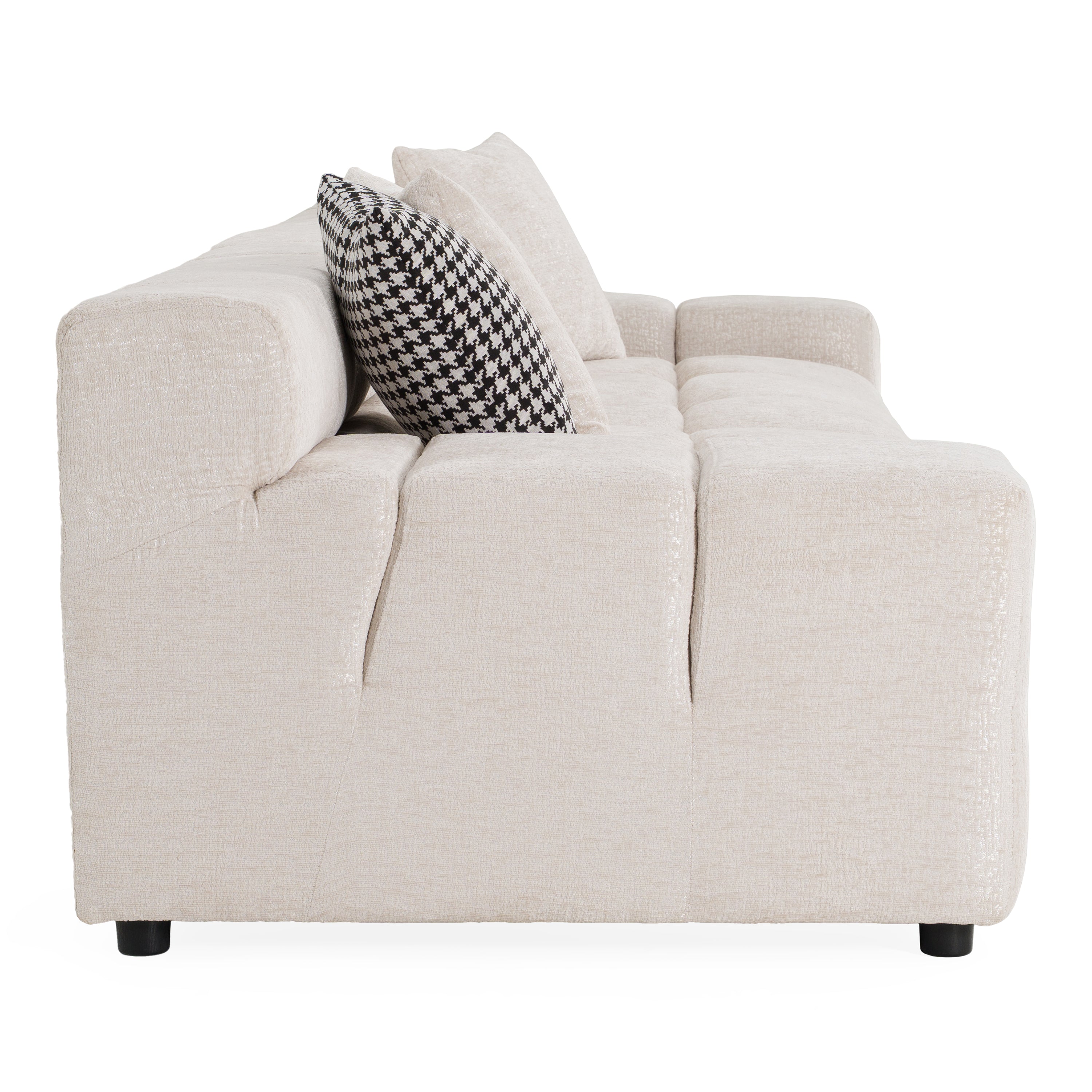 Rhonda Modern Fabric Modular Sectional Sofa