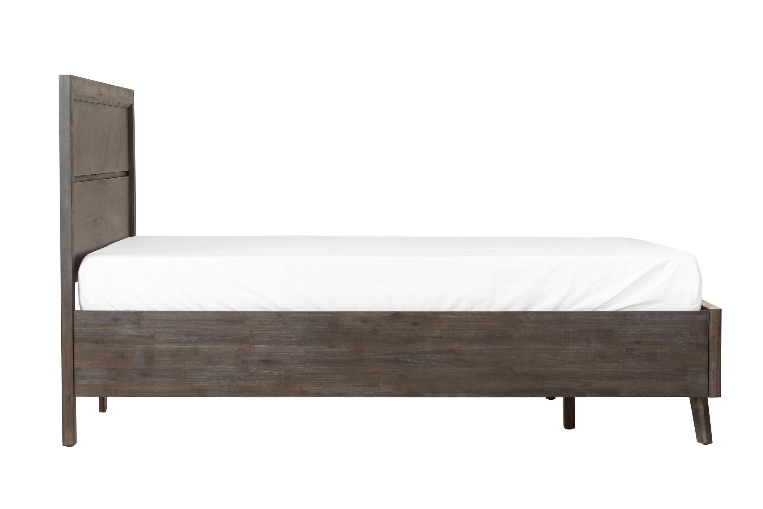 Roger Mid-century Acacia Bed