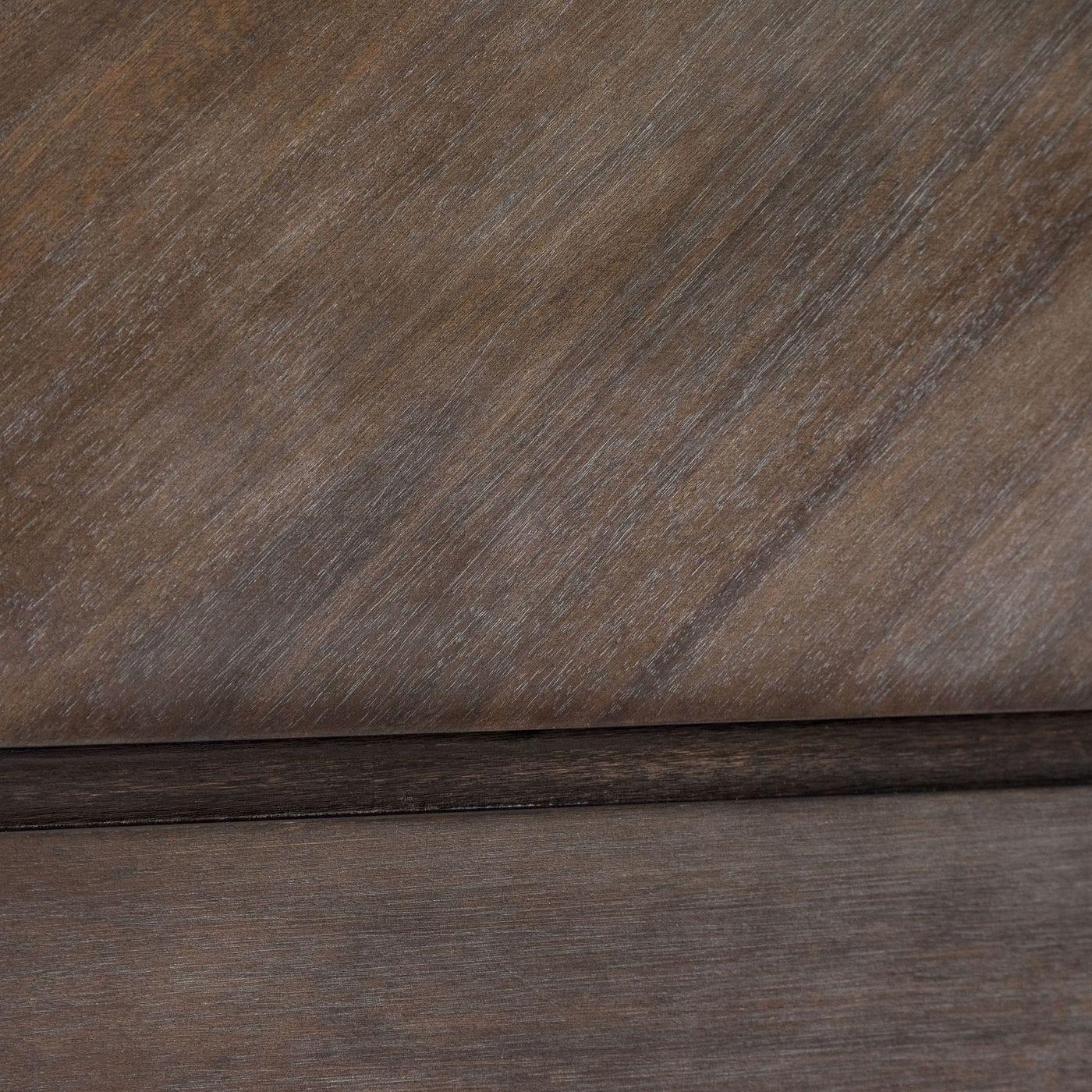 Roger Mid-century Acacia Bed
