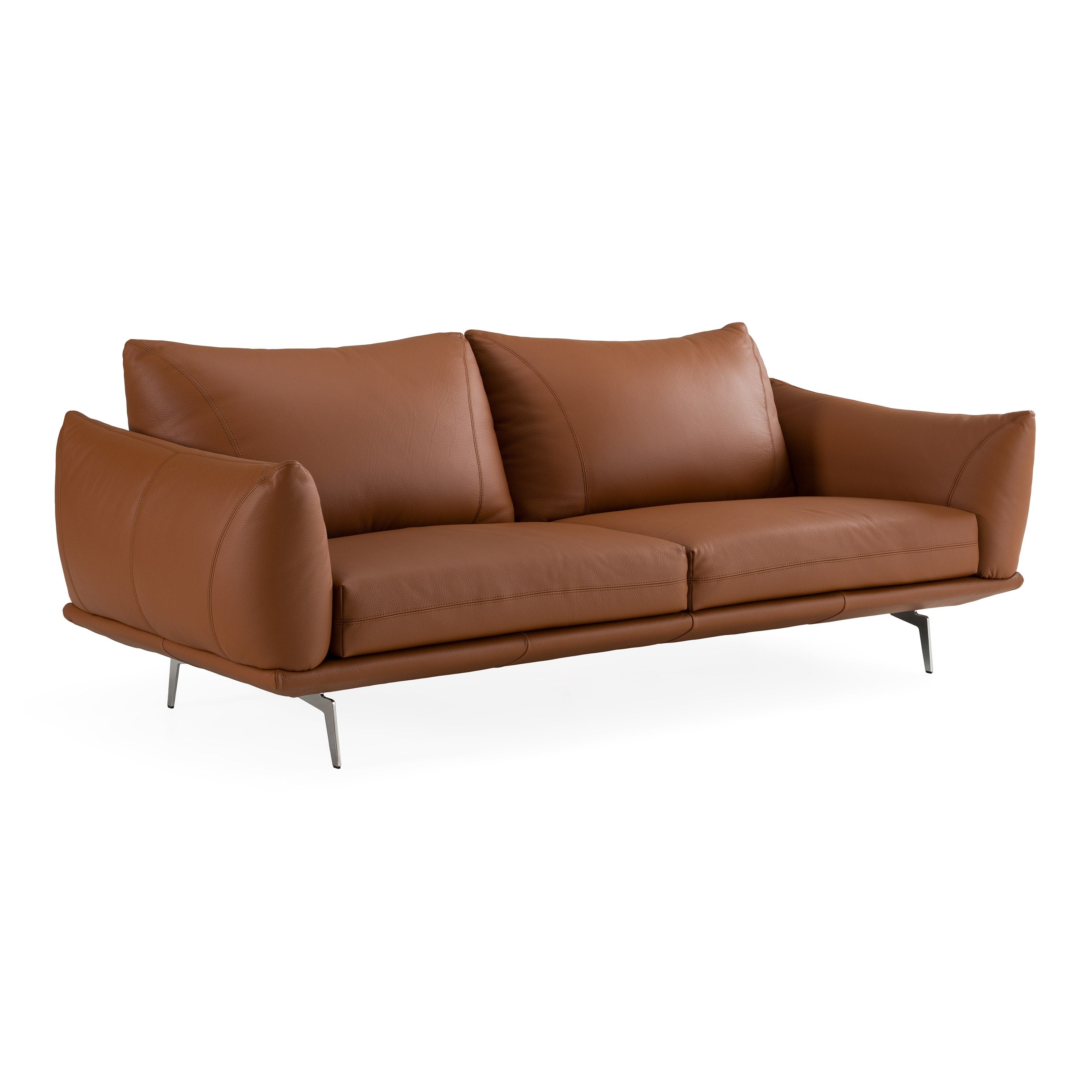 Saint Tropez Modern Italian Leather Sofa
